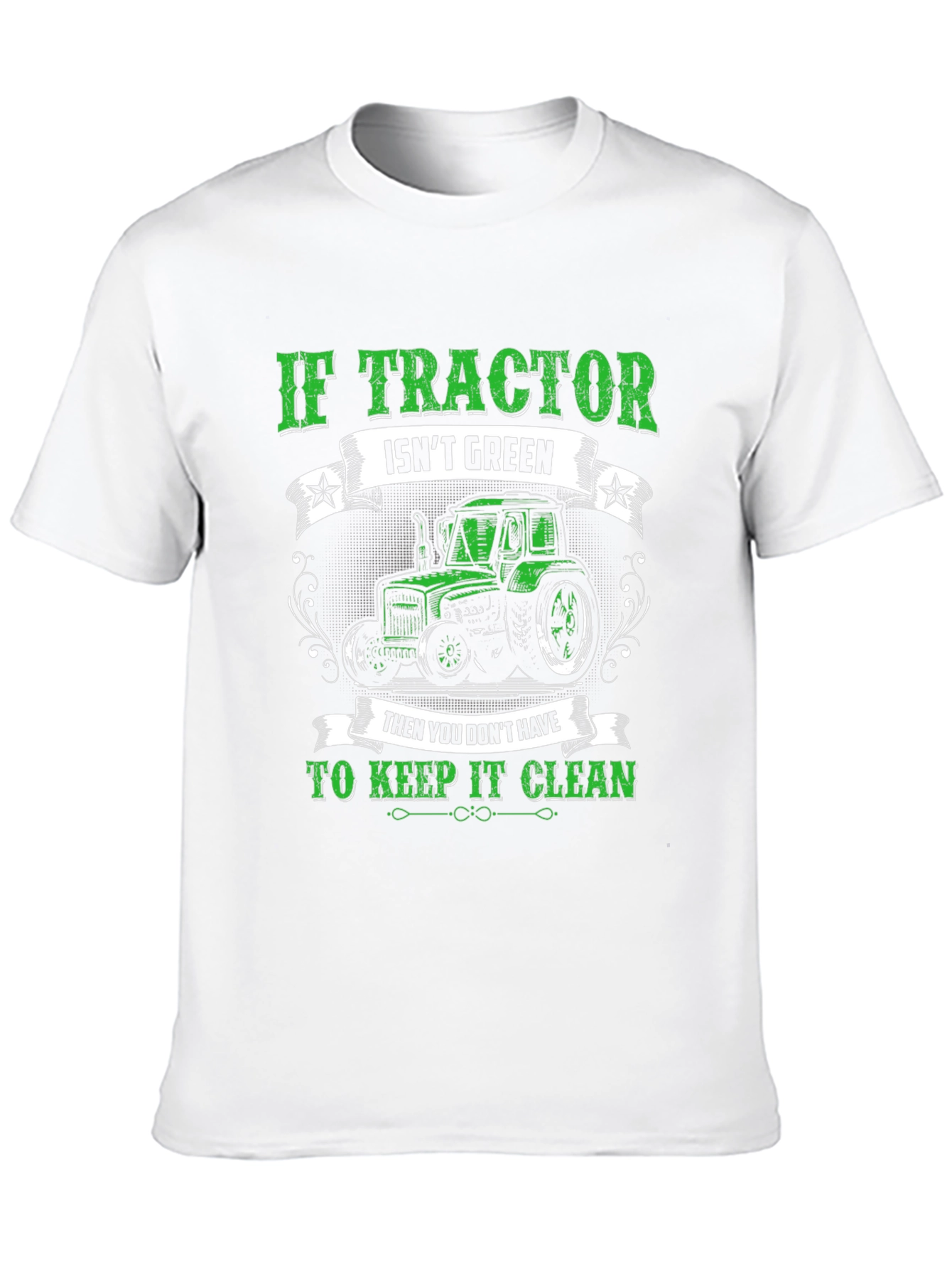 Green Tractor Graphic Tee