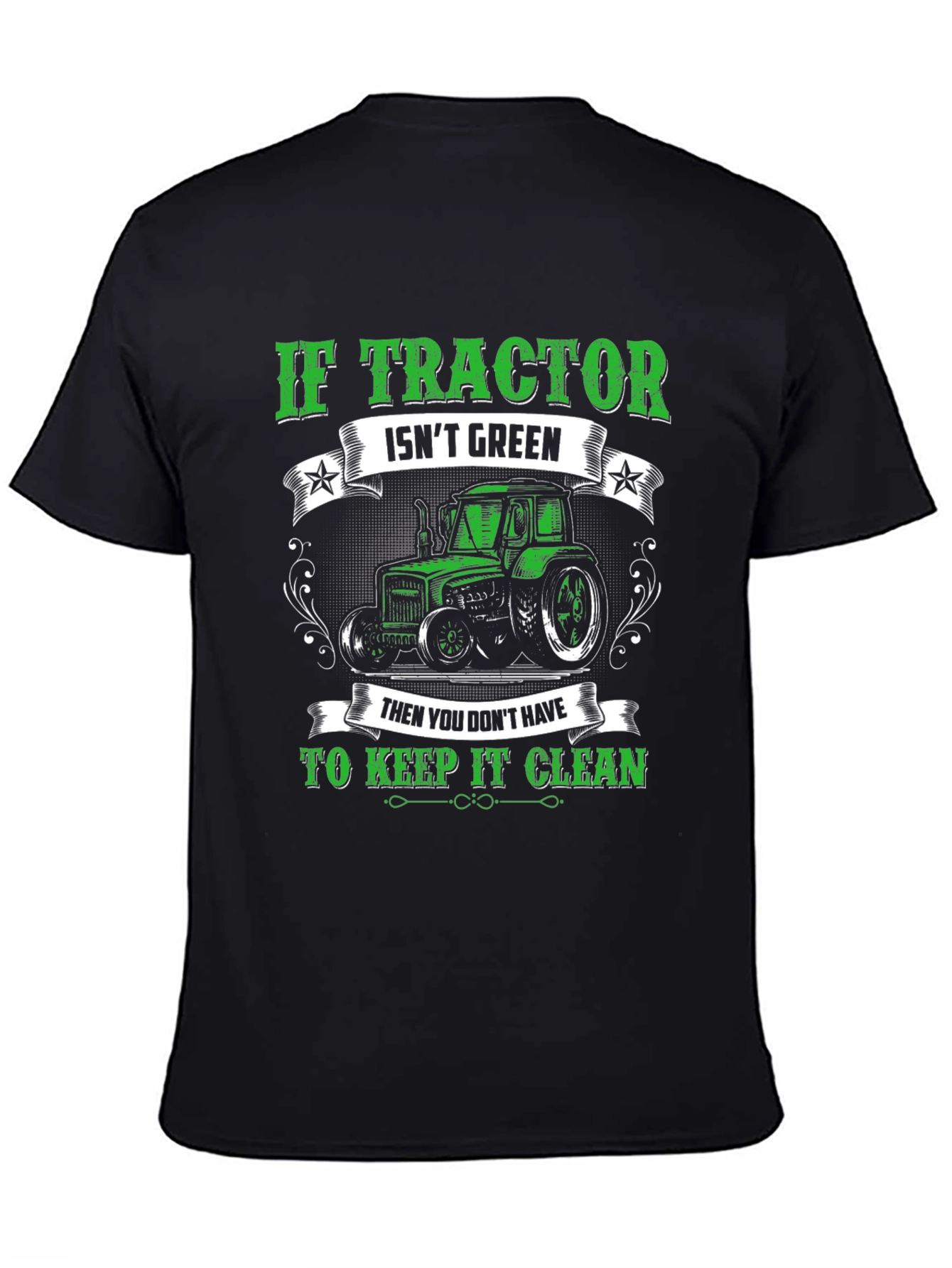 Green Tractor Graphic Tee