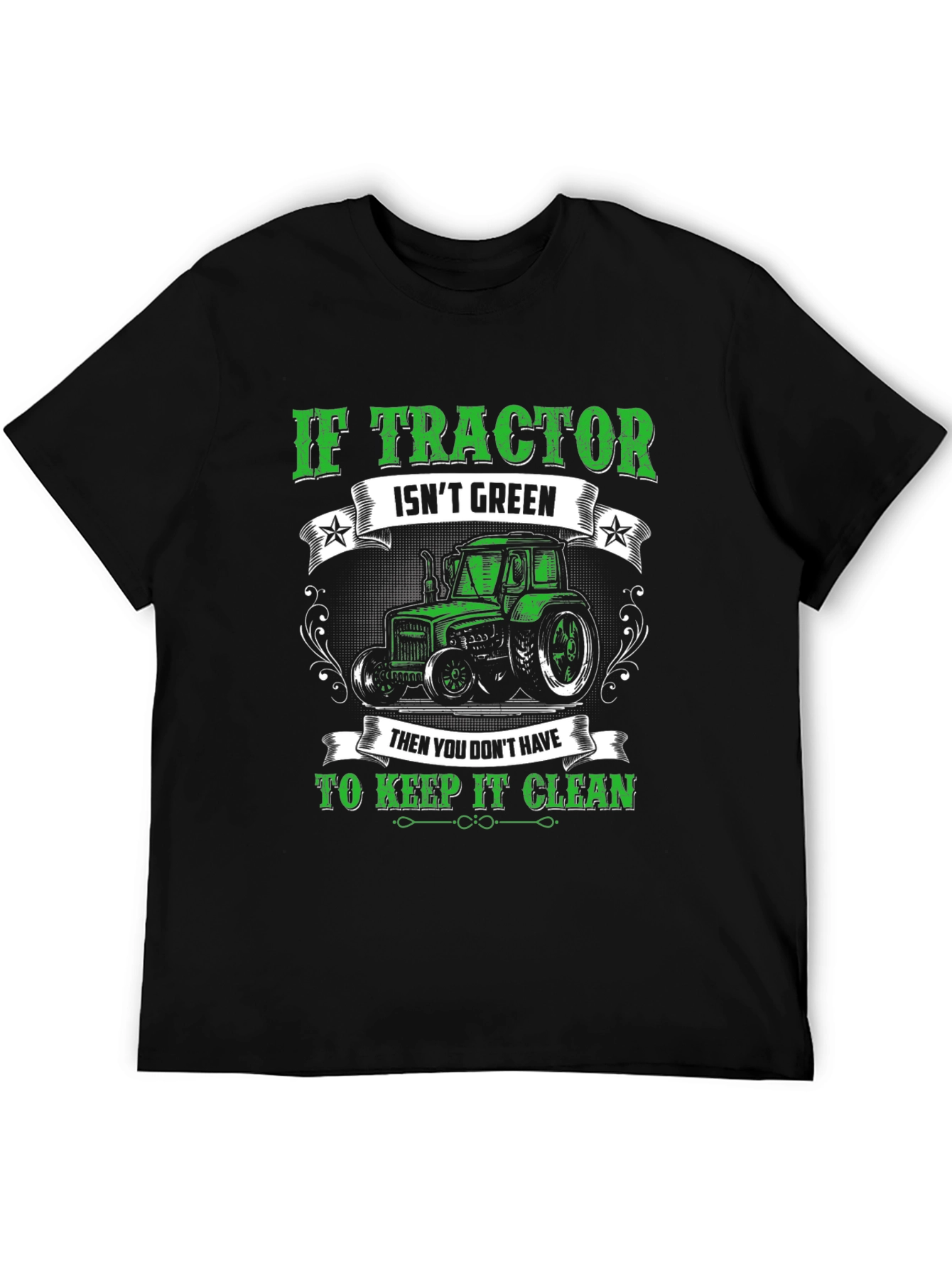 Green Tractor Graphic Tee