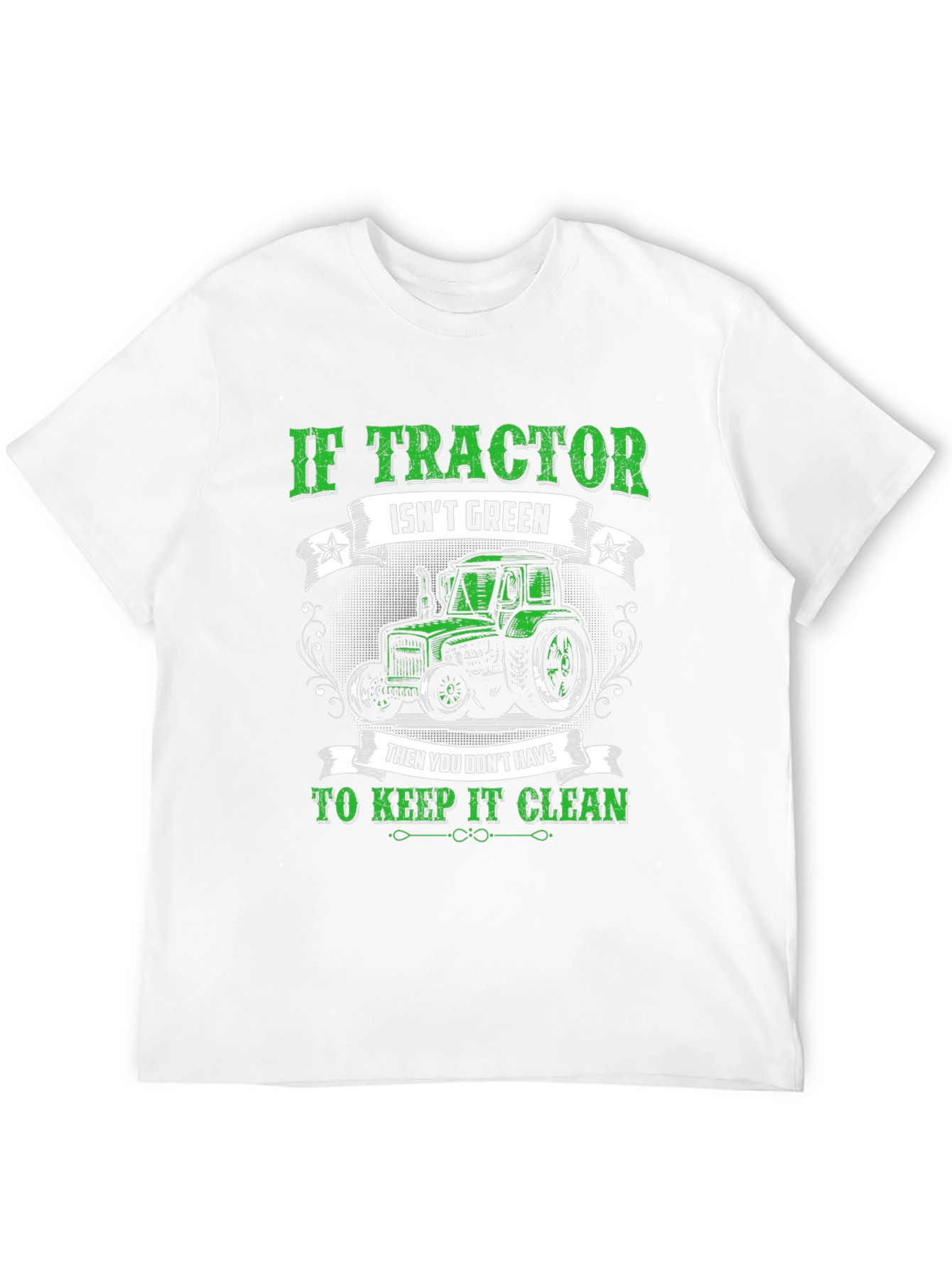 Green Tractor Graphic Tee