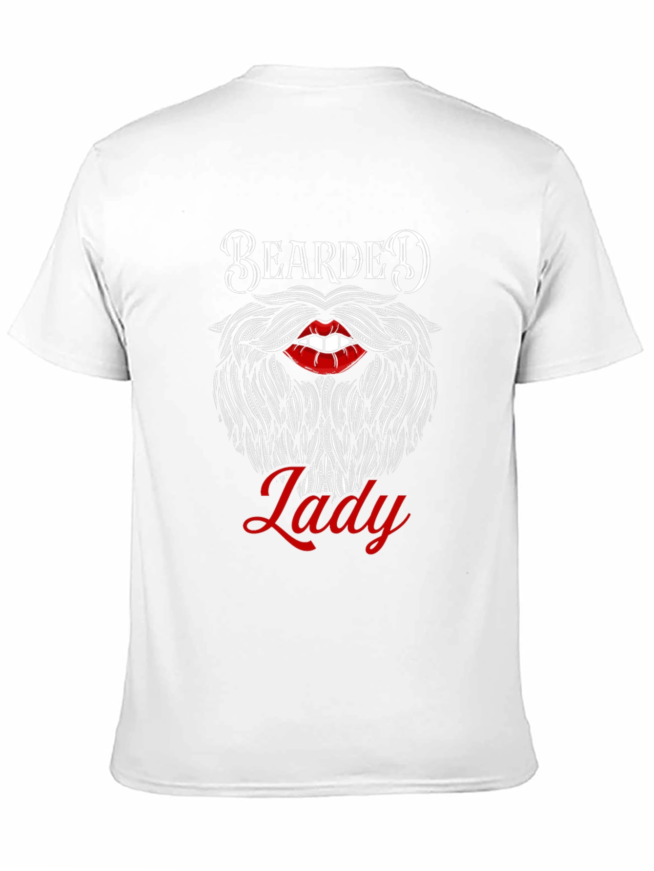 Bearded Lady Graphic Tee - Unique Funny Design