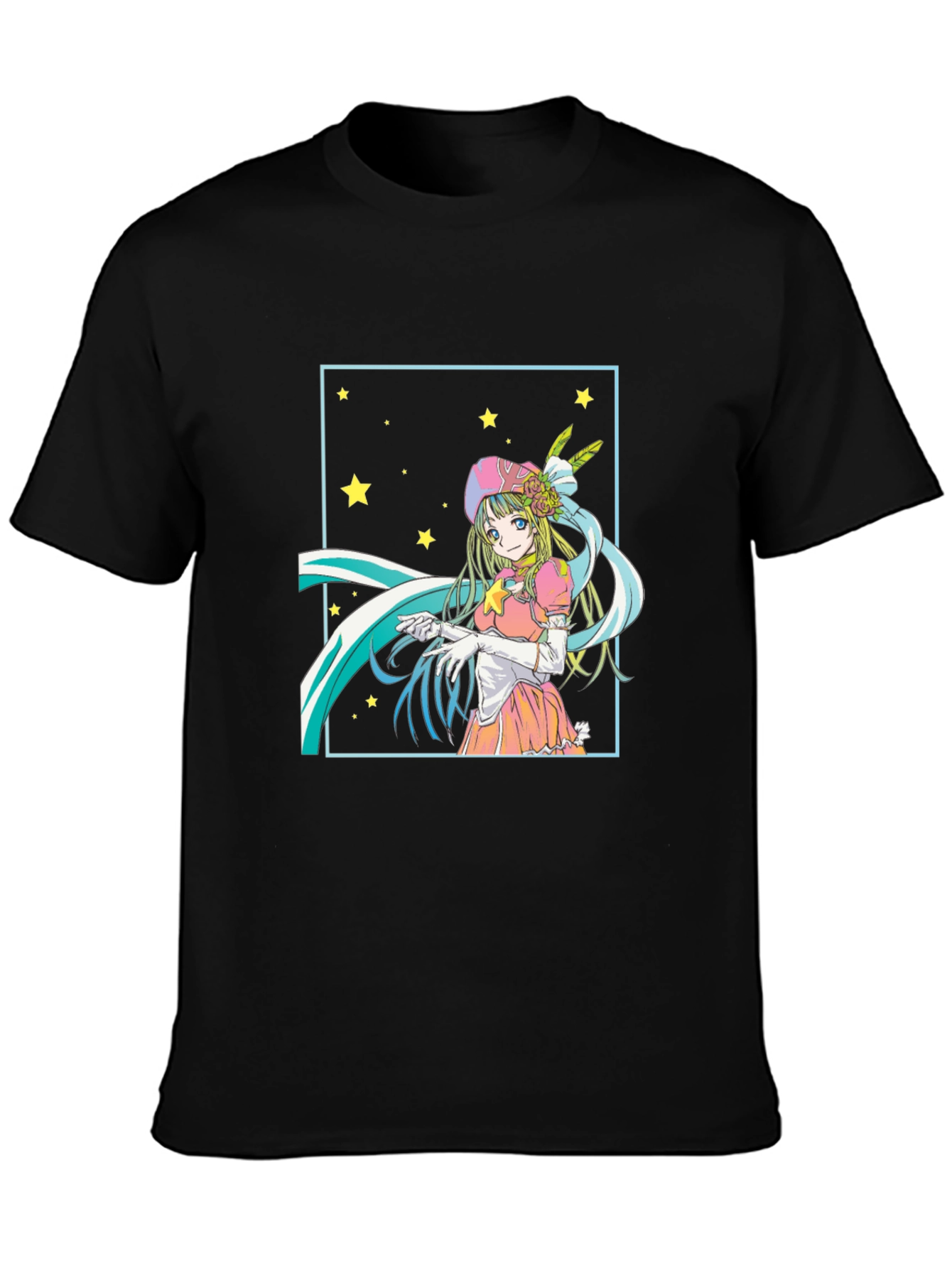 Anime Girl Starry T-Shirt