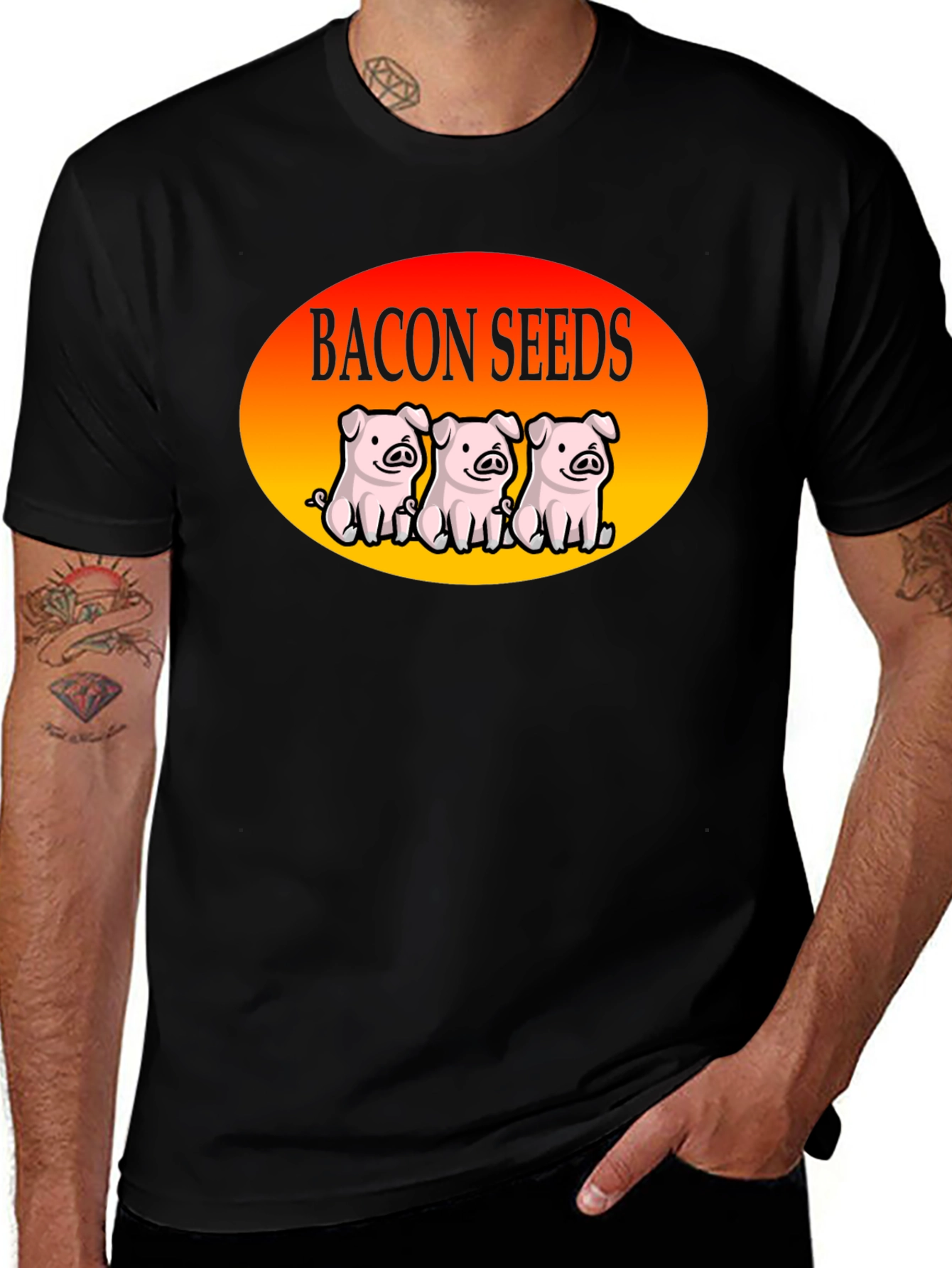Bacon Seeds Graphic T-Shirt