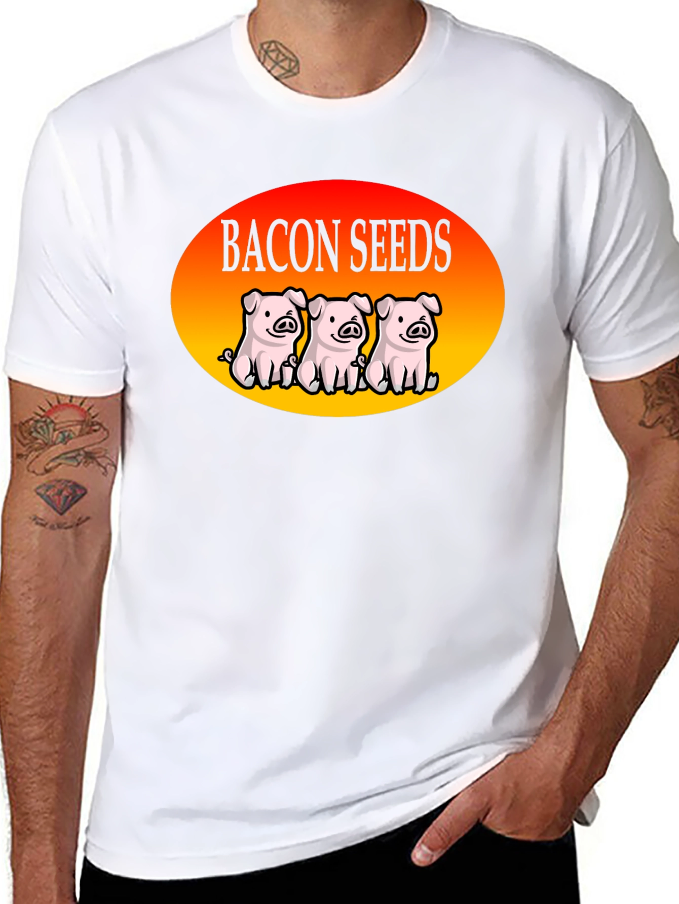 Bacon Seeds Graphic T-Shirt