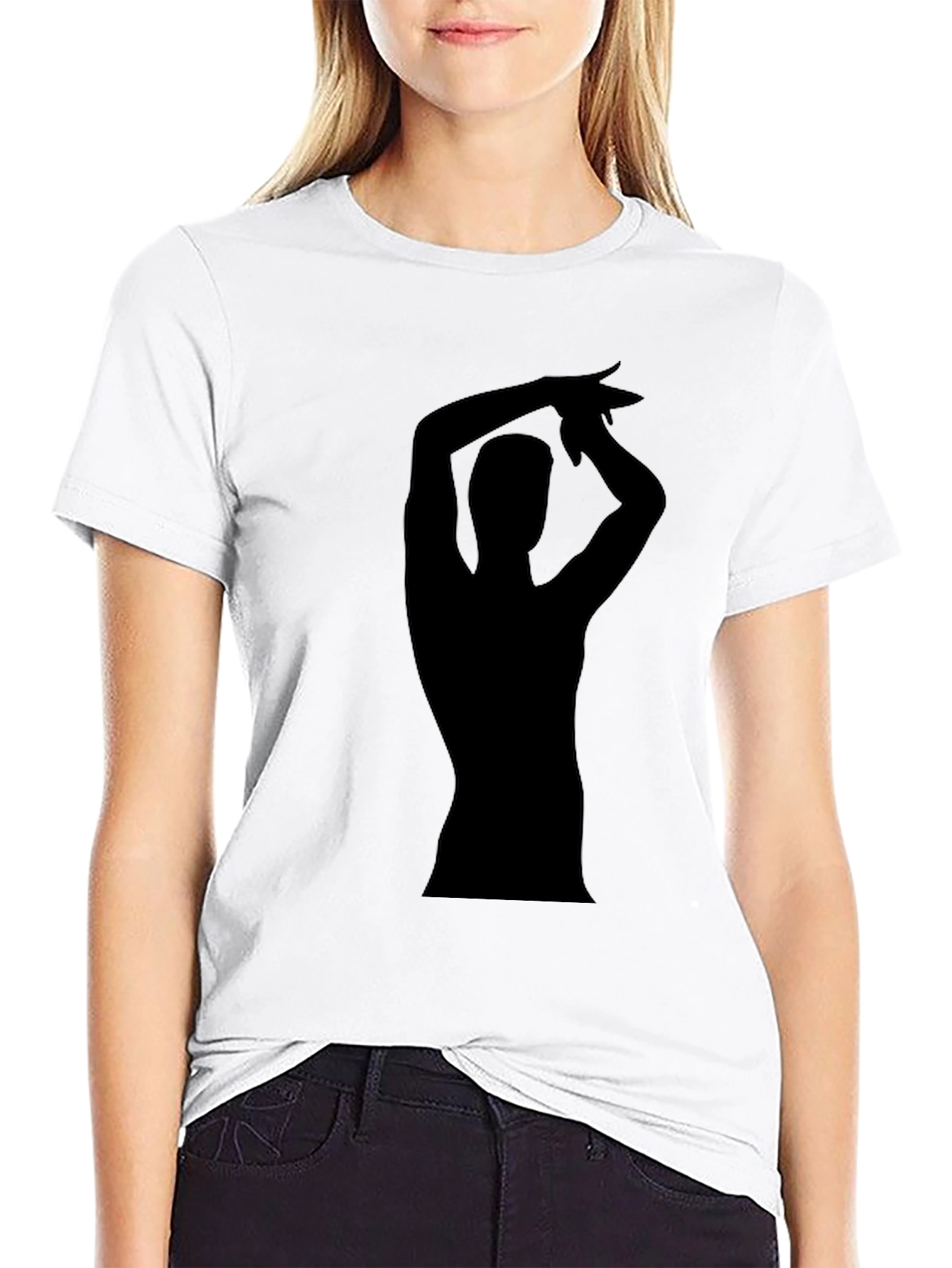 Silhouette Dancer Black T-Shirt