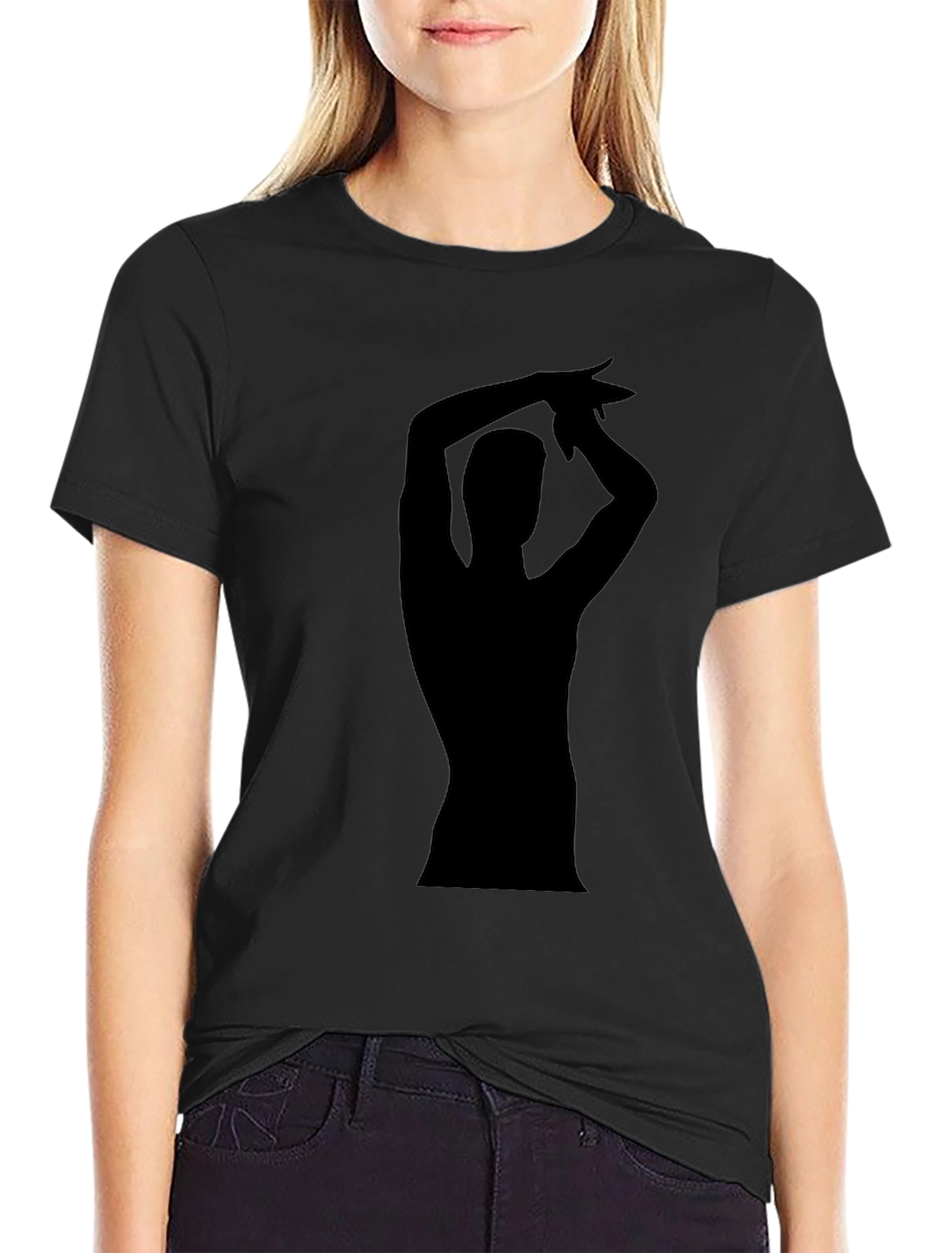 Silhouette Dancer Black T-Shirt