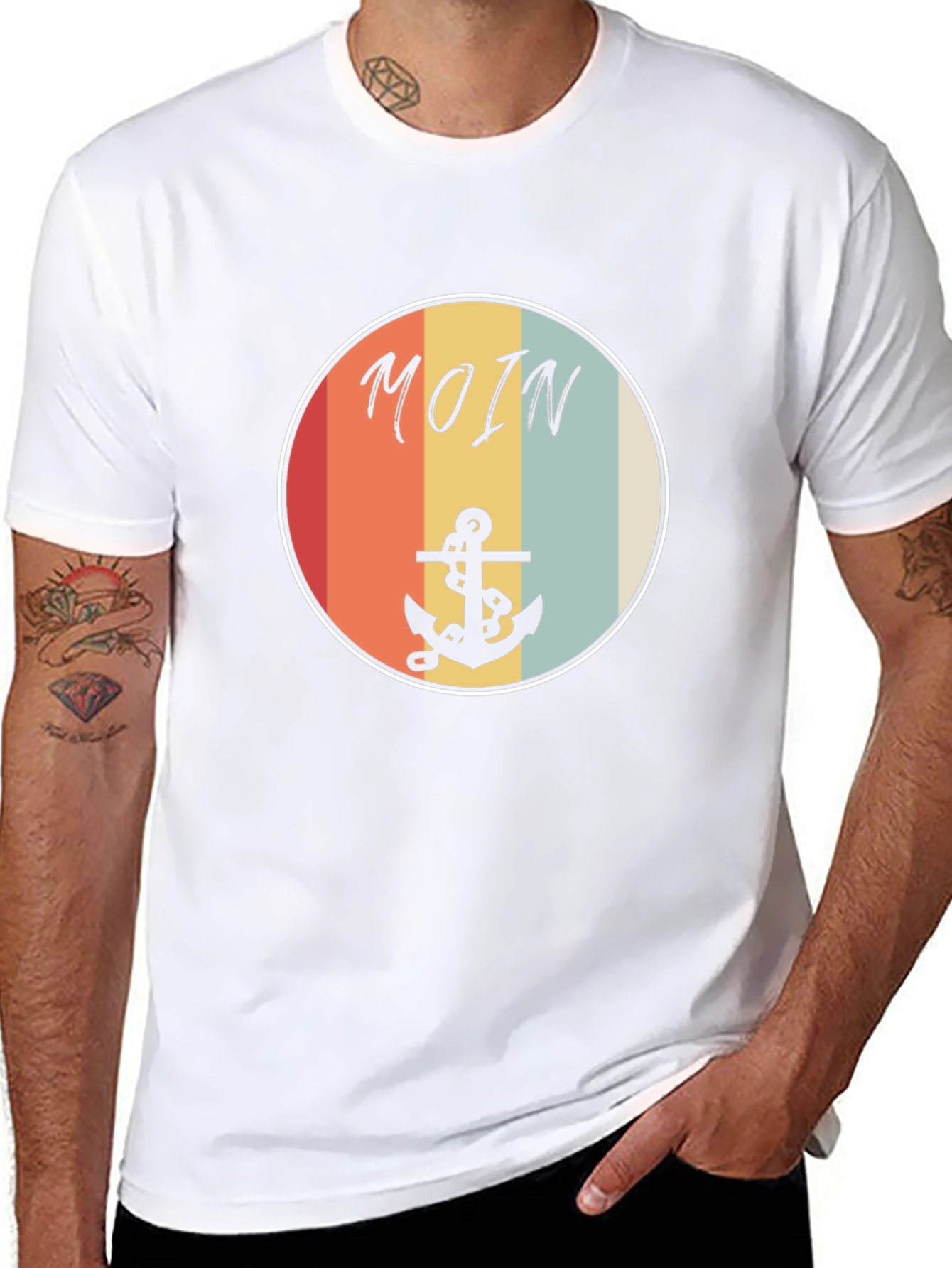 Moin Anchor T-Shirt - Nautical Style