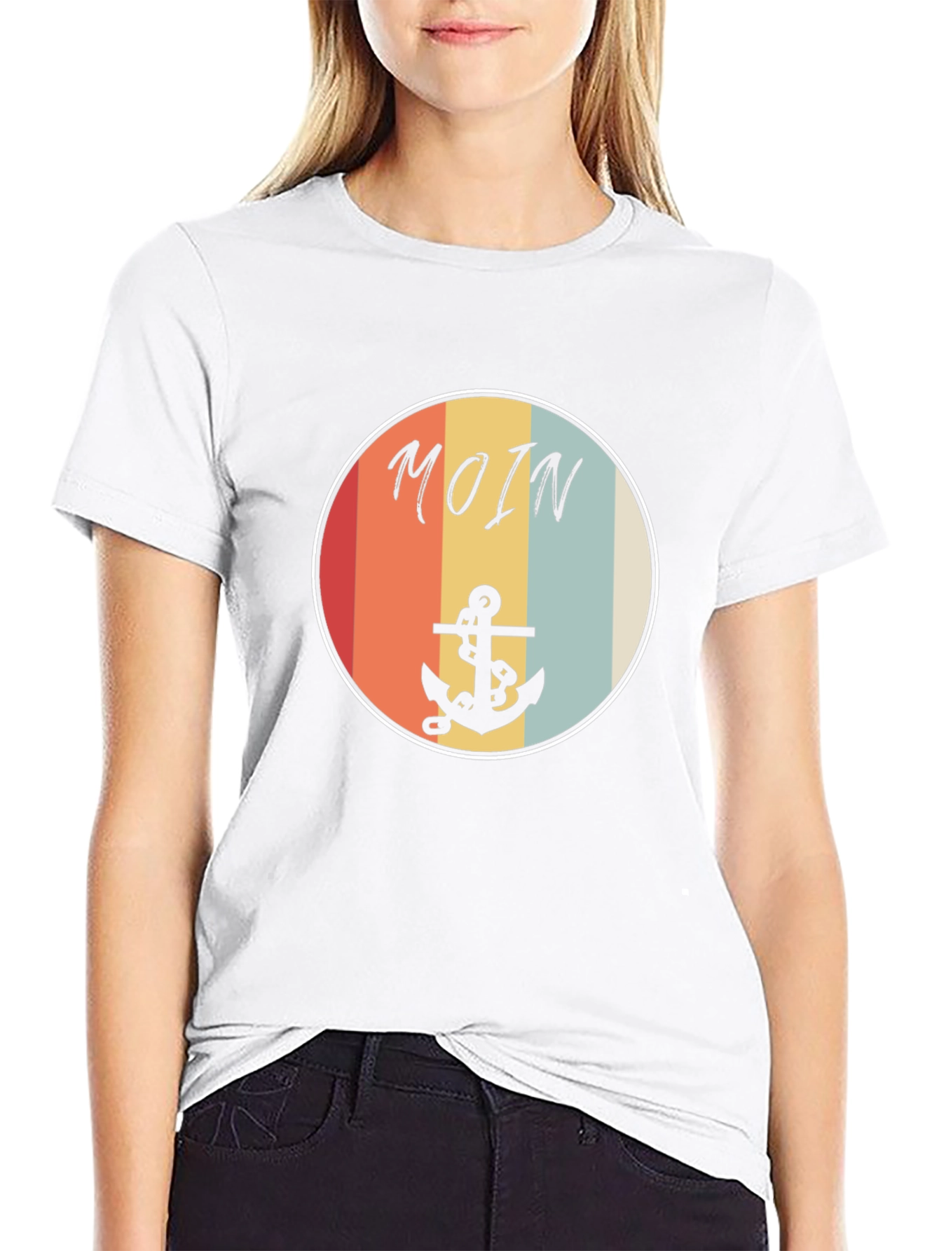Moin Anchor T-Shirt - Nautical Style