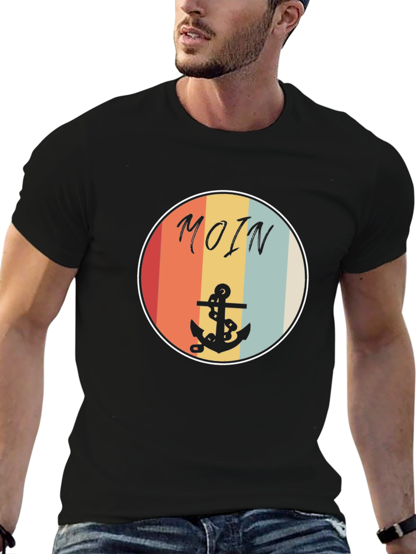 Moin Anchor T-Shirt - Nautical Style