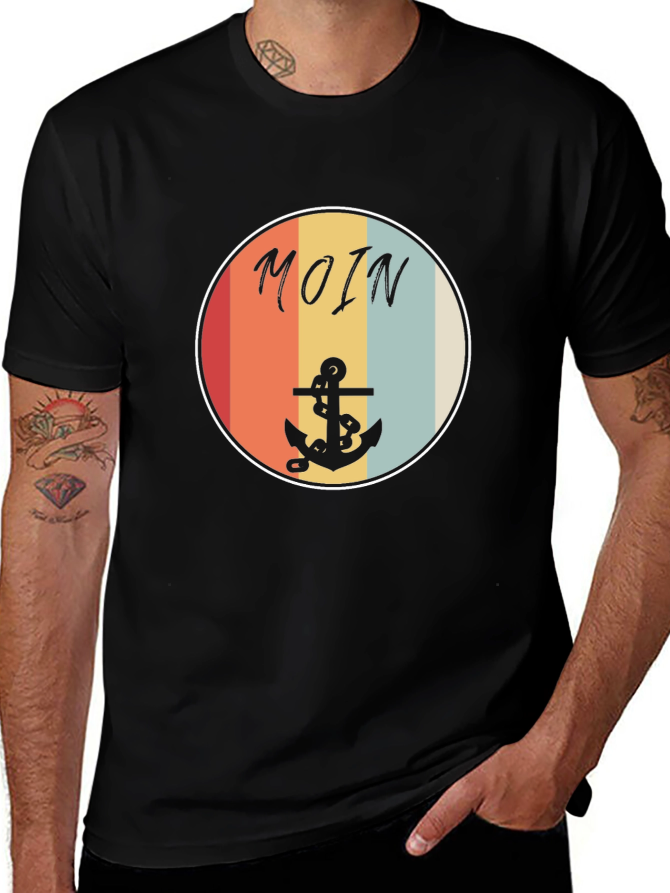 Moin Anchor T-Shirt - Nautical Style