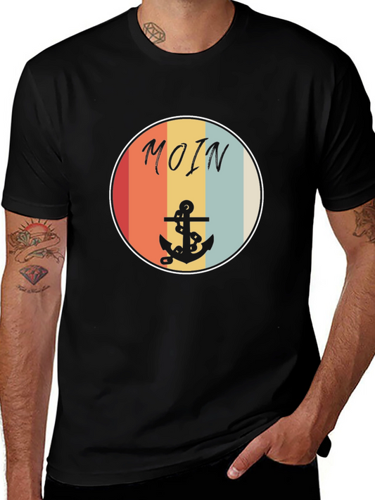 Moin Anchor T-Shirt - Nautical Style