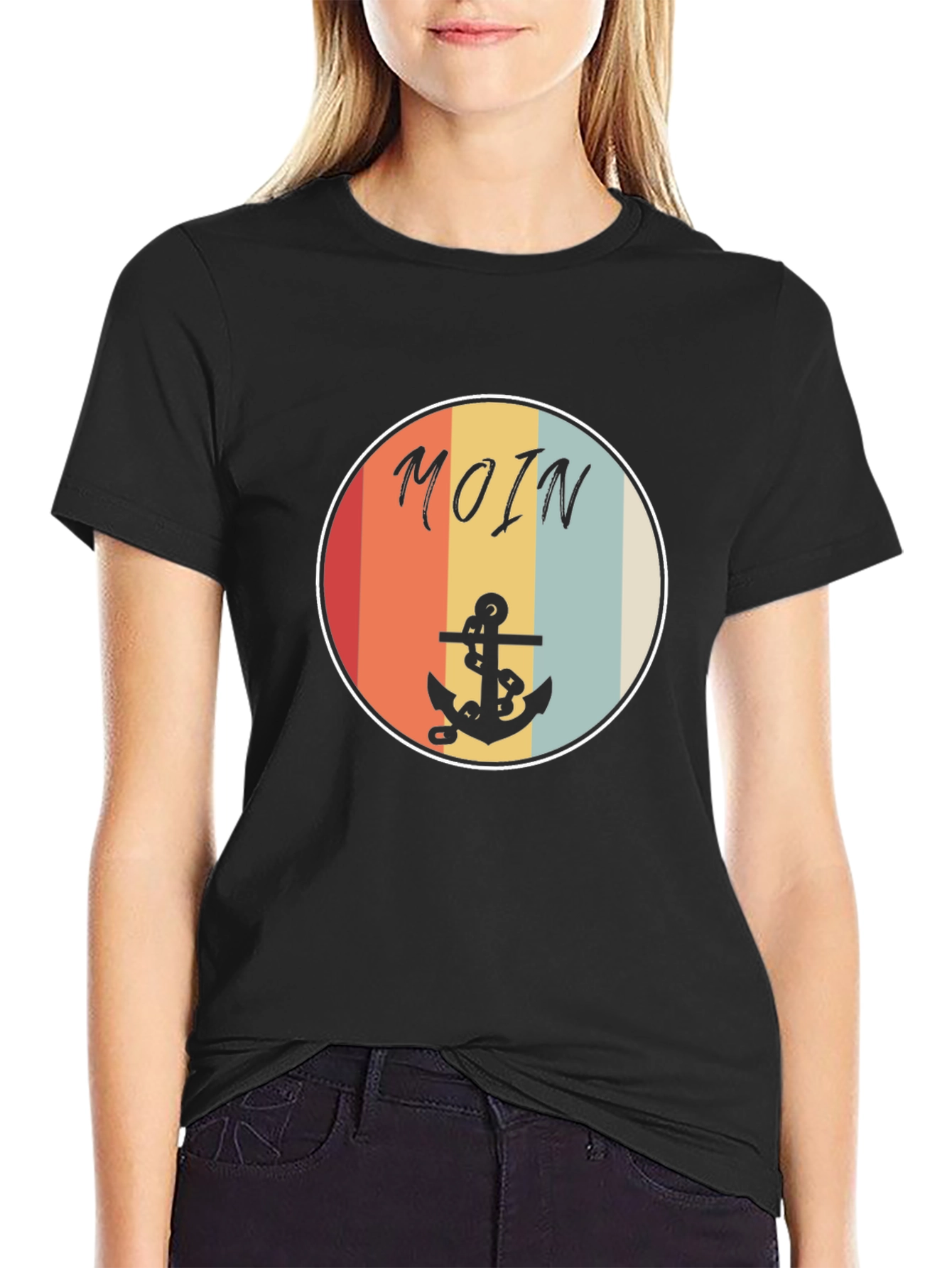 Moin Anchor T-Shirt - Nautical Style