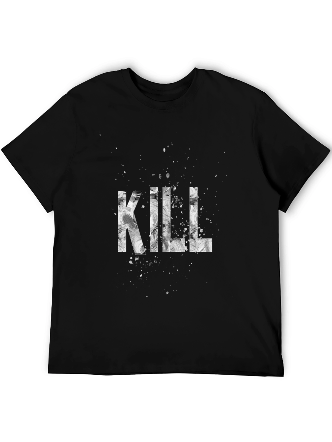 Edgy KILL Graphic Print Tee