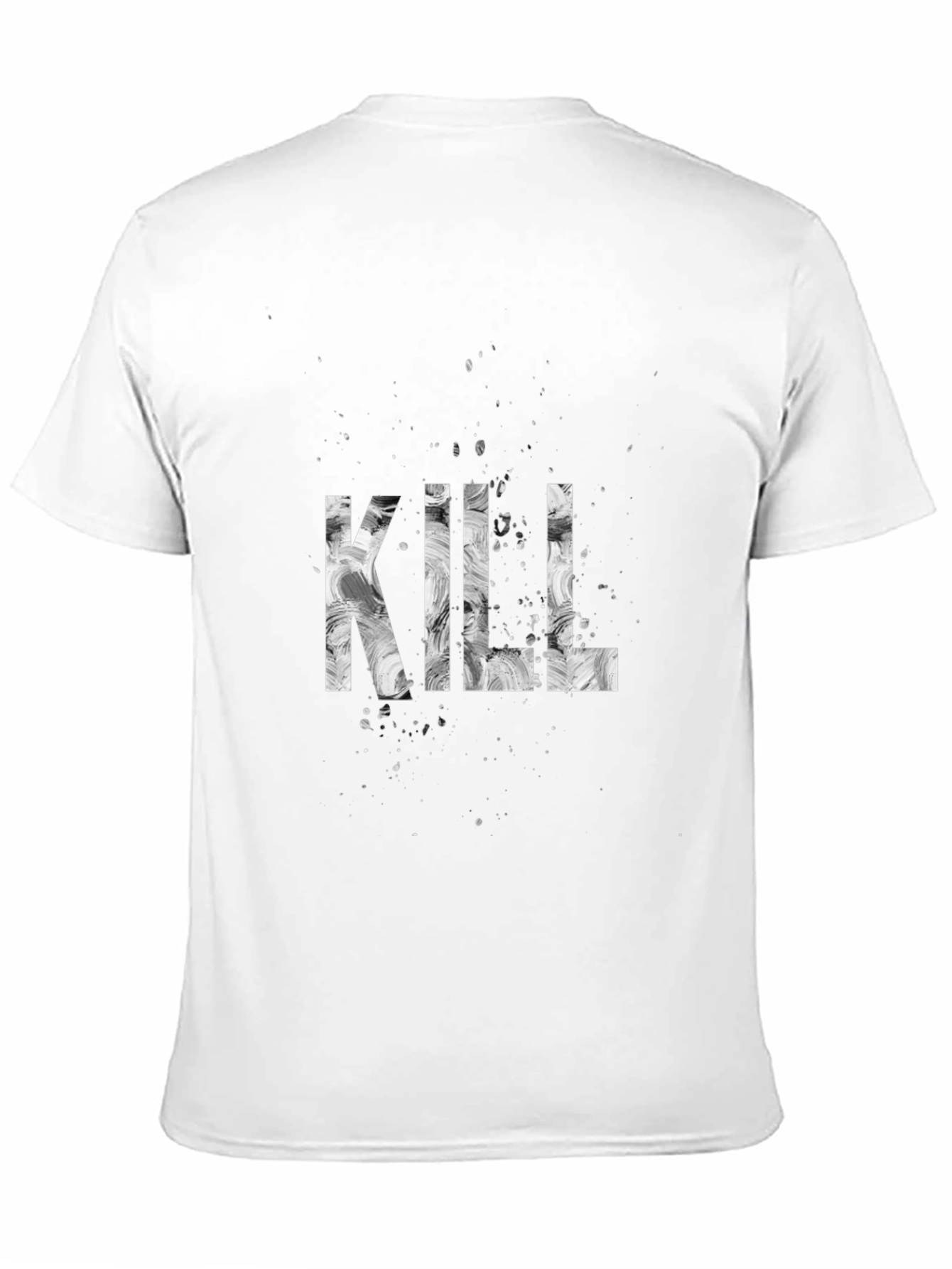Edgy KILL Graphic Print Tee