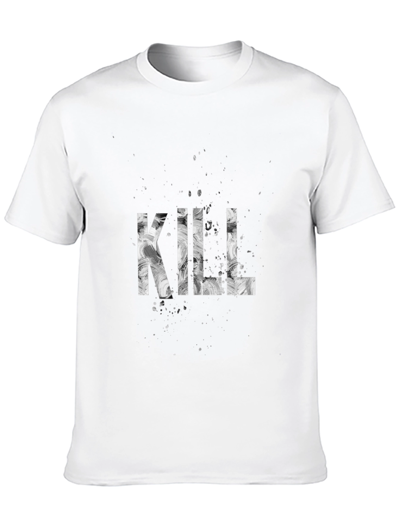 Edgy KILL Graphic Print Tee