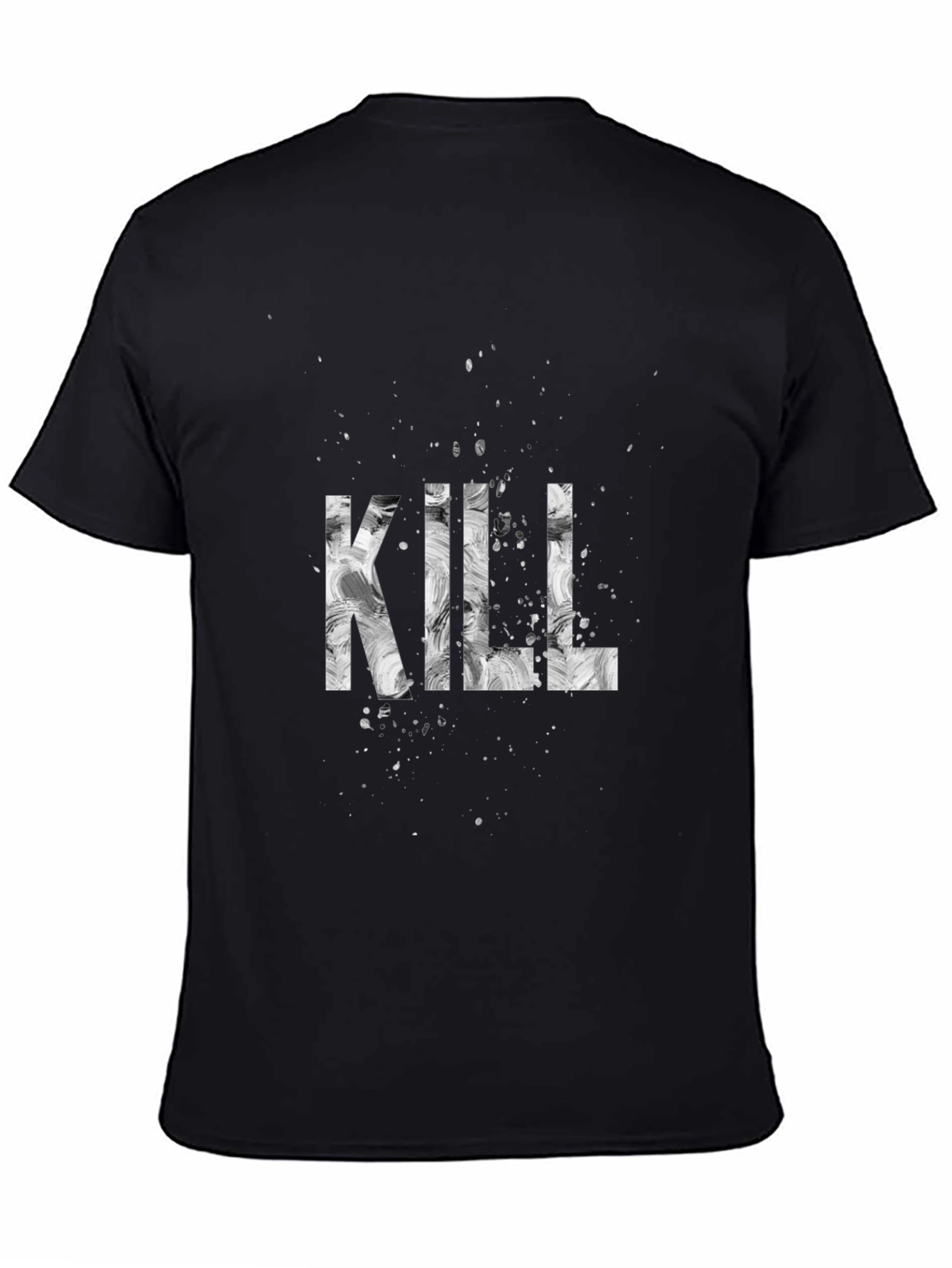 Edgy KILL Graphic Print Tee