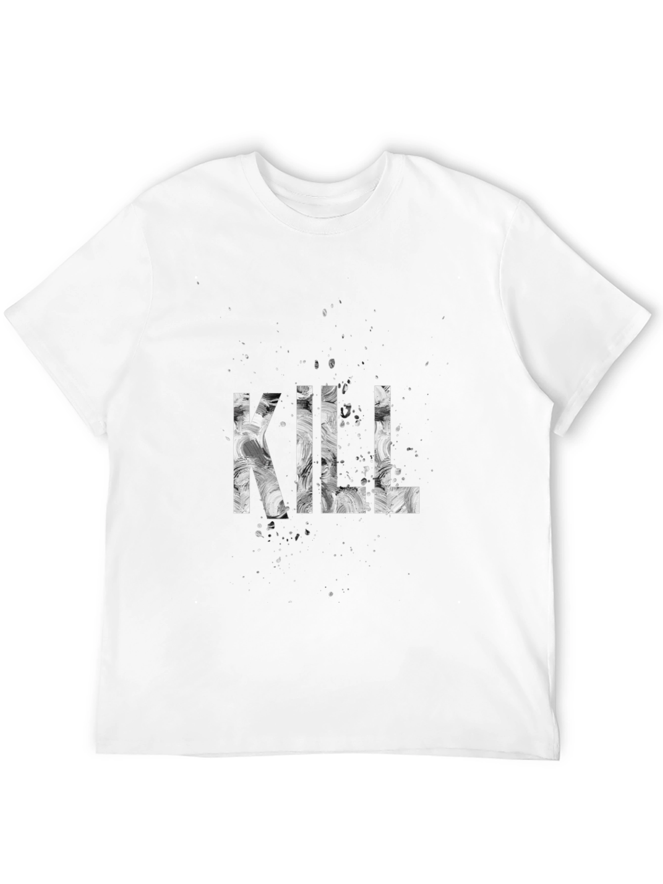 Edgy KILL Graphic Print Tee