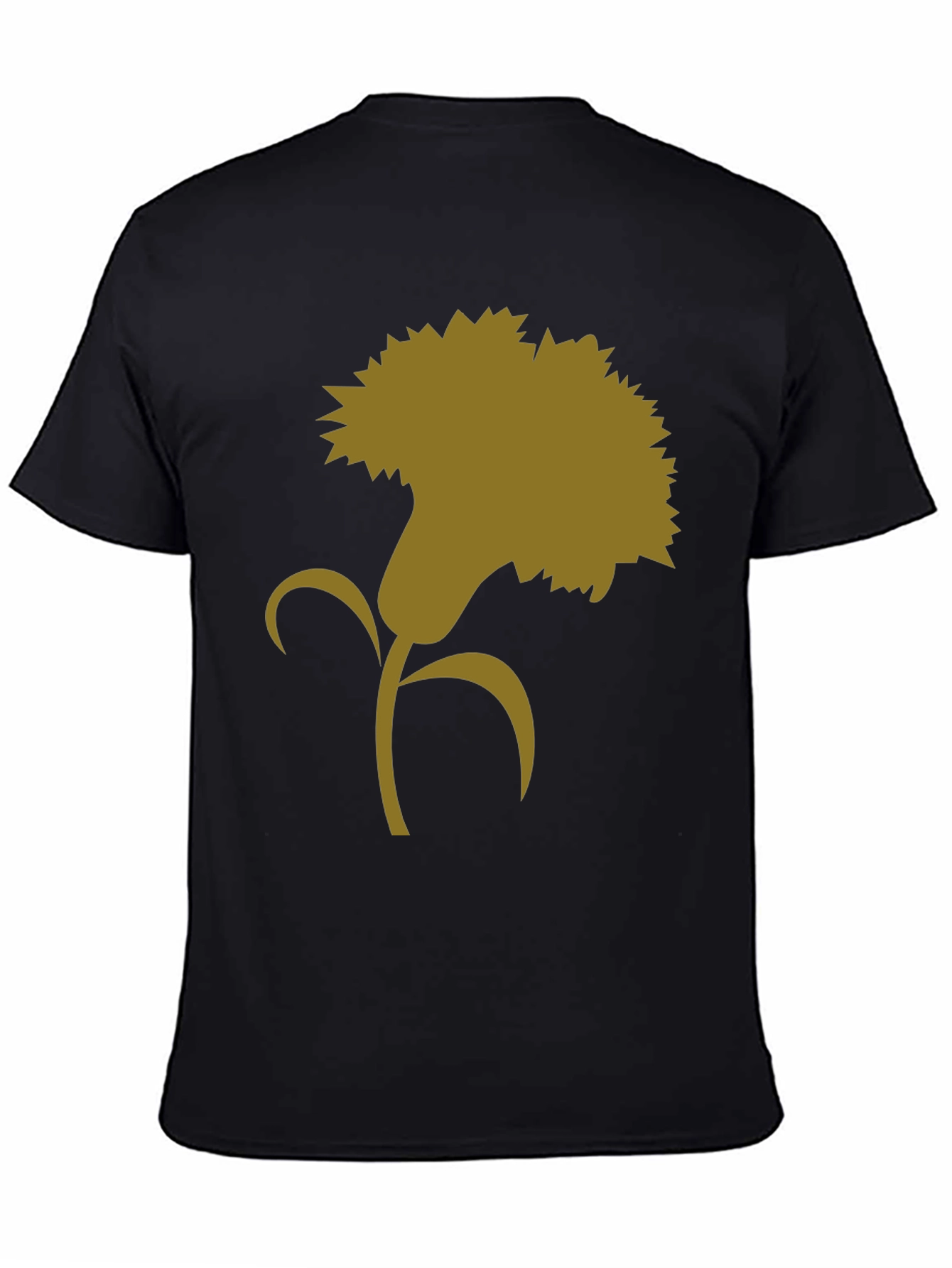 Floral Silhouette Graphic Tee - Classic Style