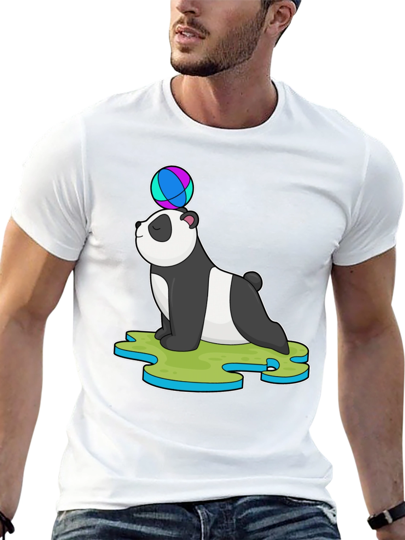 Panda Balancing Ball T-Shirt