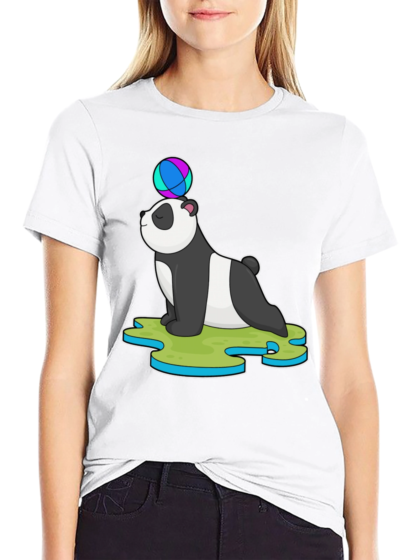 Panda Balancing Ball T-Shirt