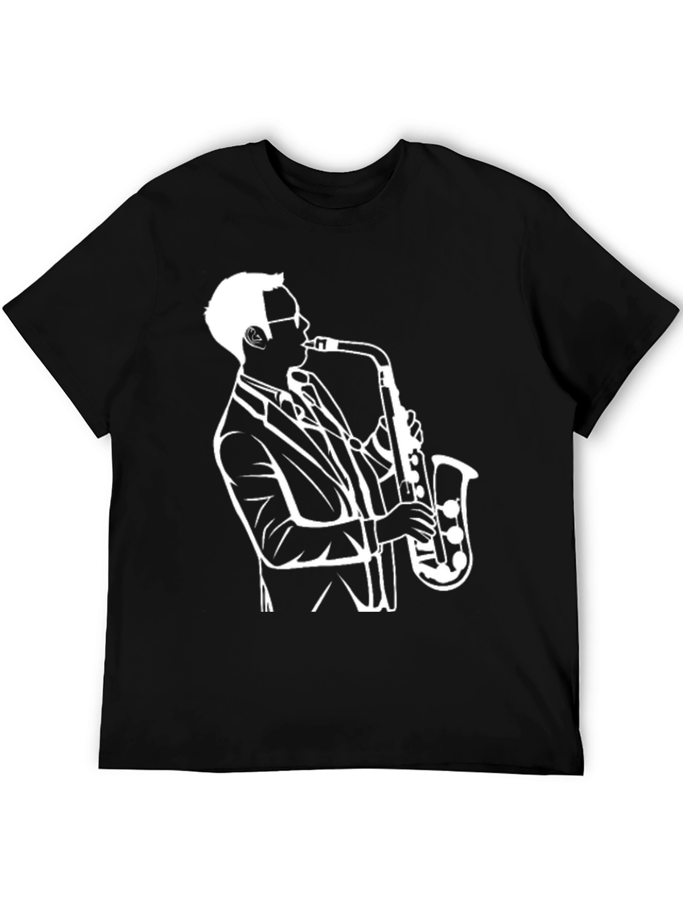 Cool Saxophone Player Graphic Tee