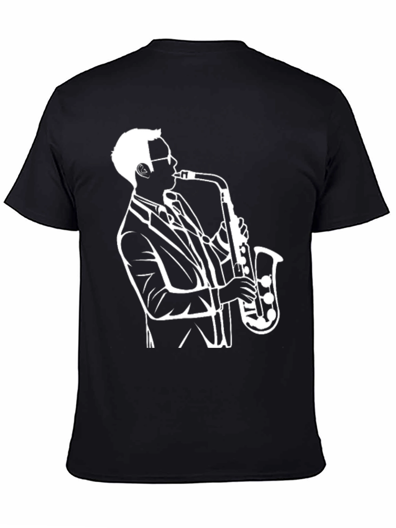 Cool Saxophone Player Graphic Tee