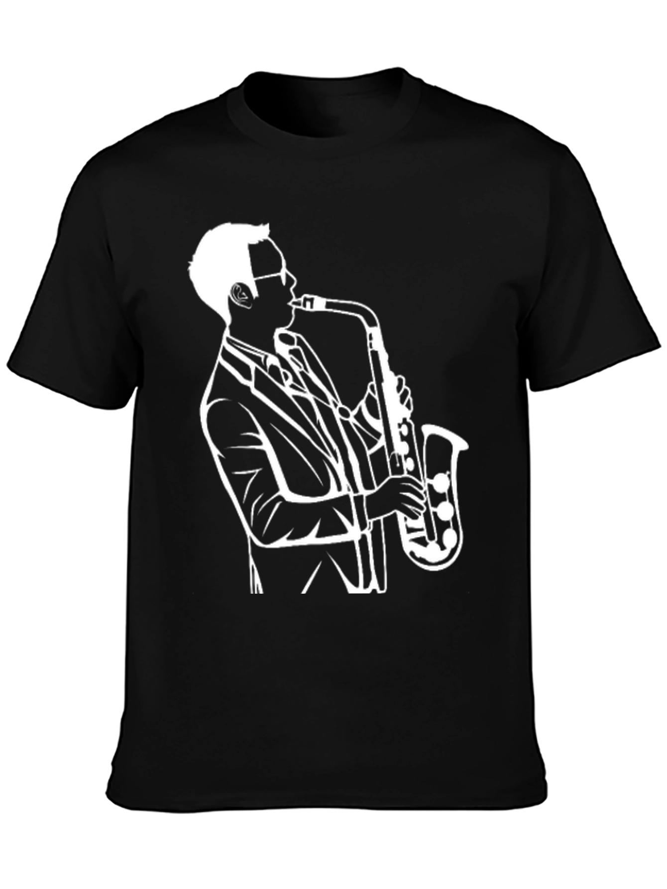 Cool Saxophone Player Graphic Tee