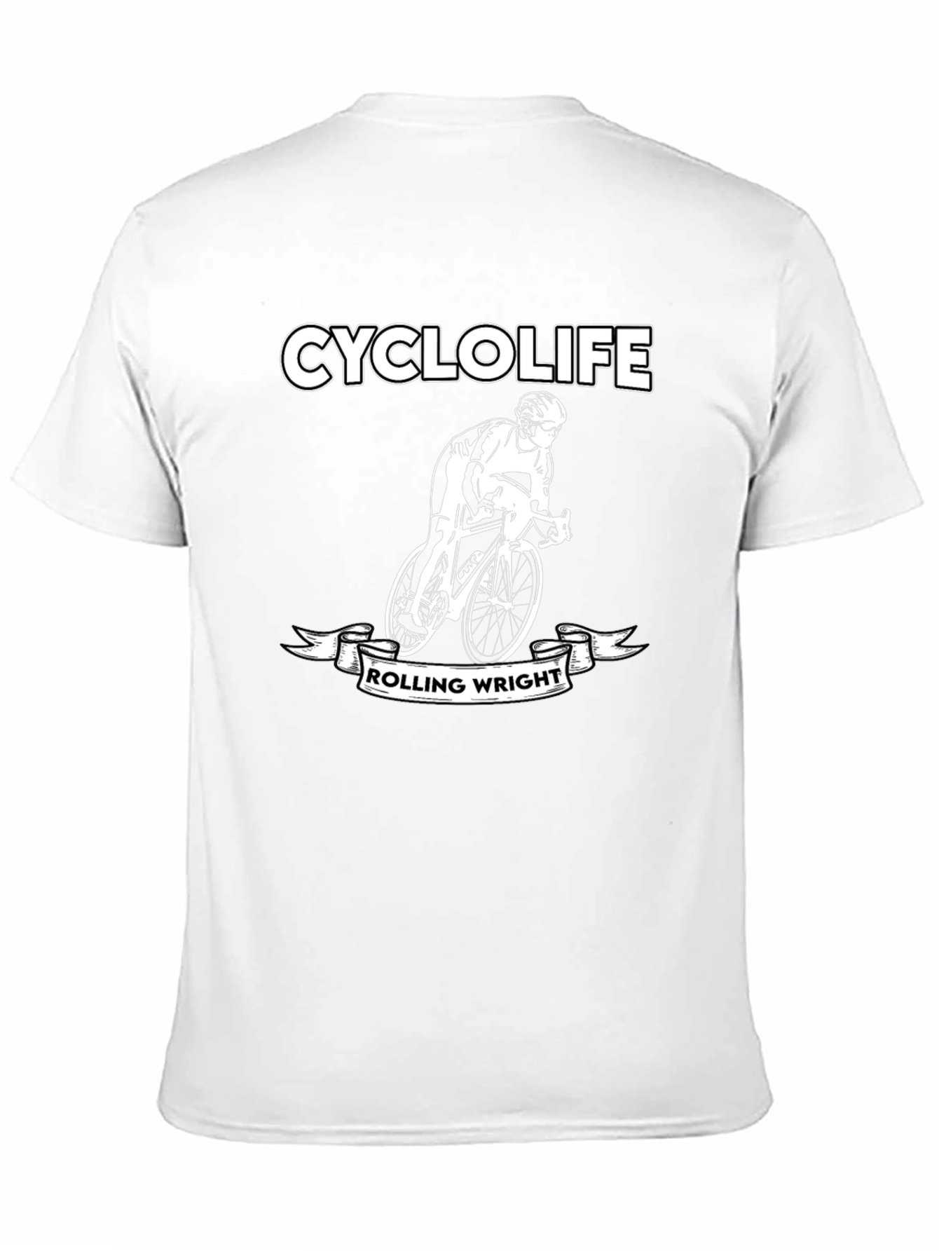 Cyclolife Rolling Wright Graphic Tee