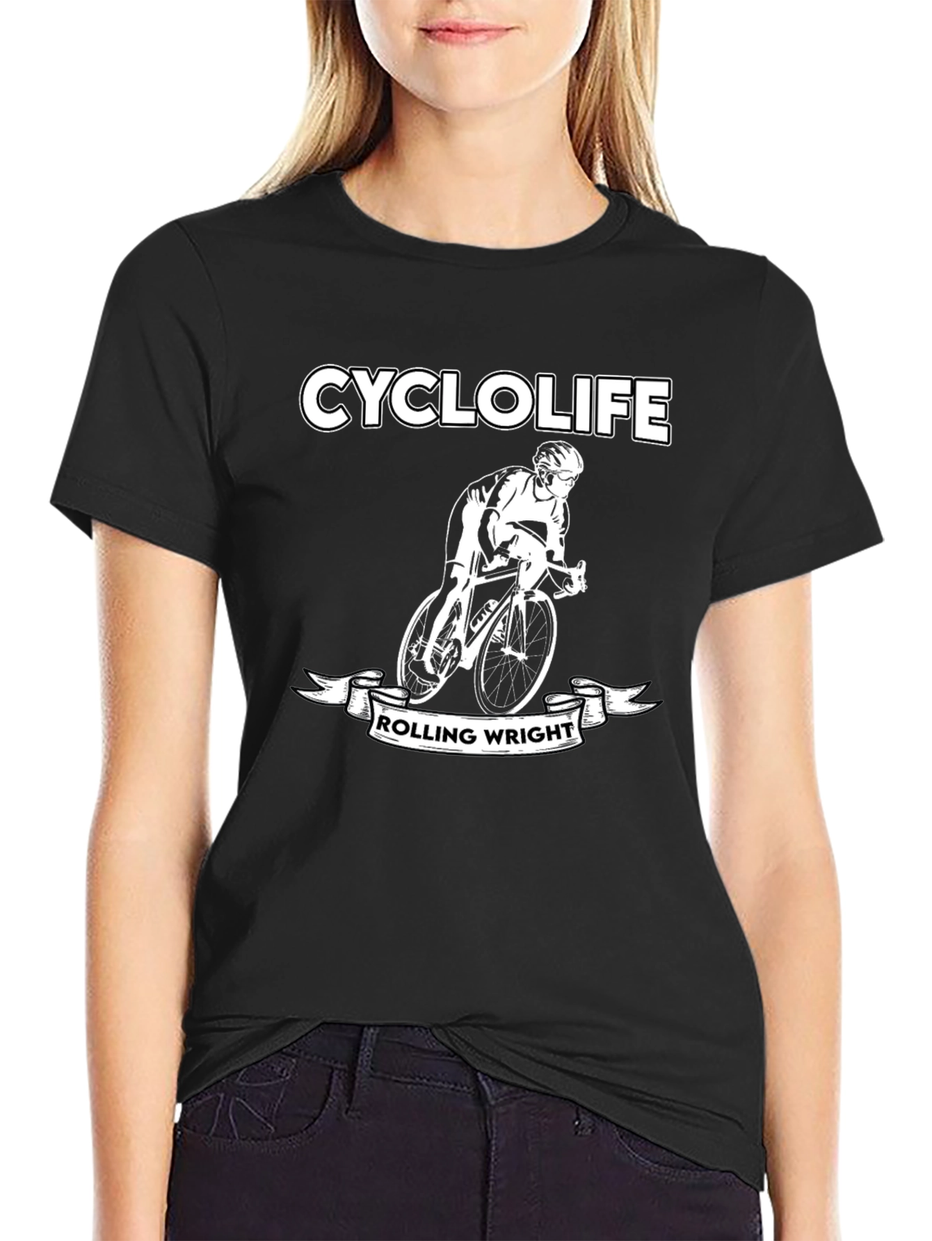 Cyclolife Rolling Wright Graphic Tee