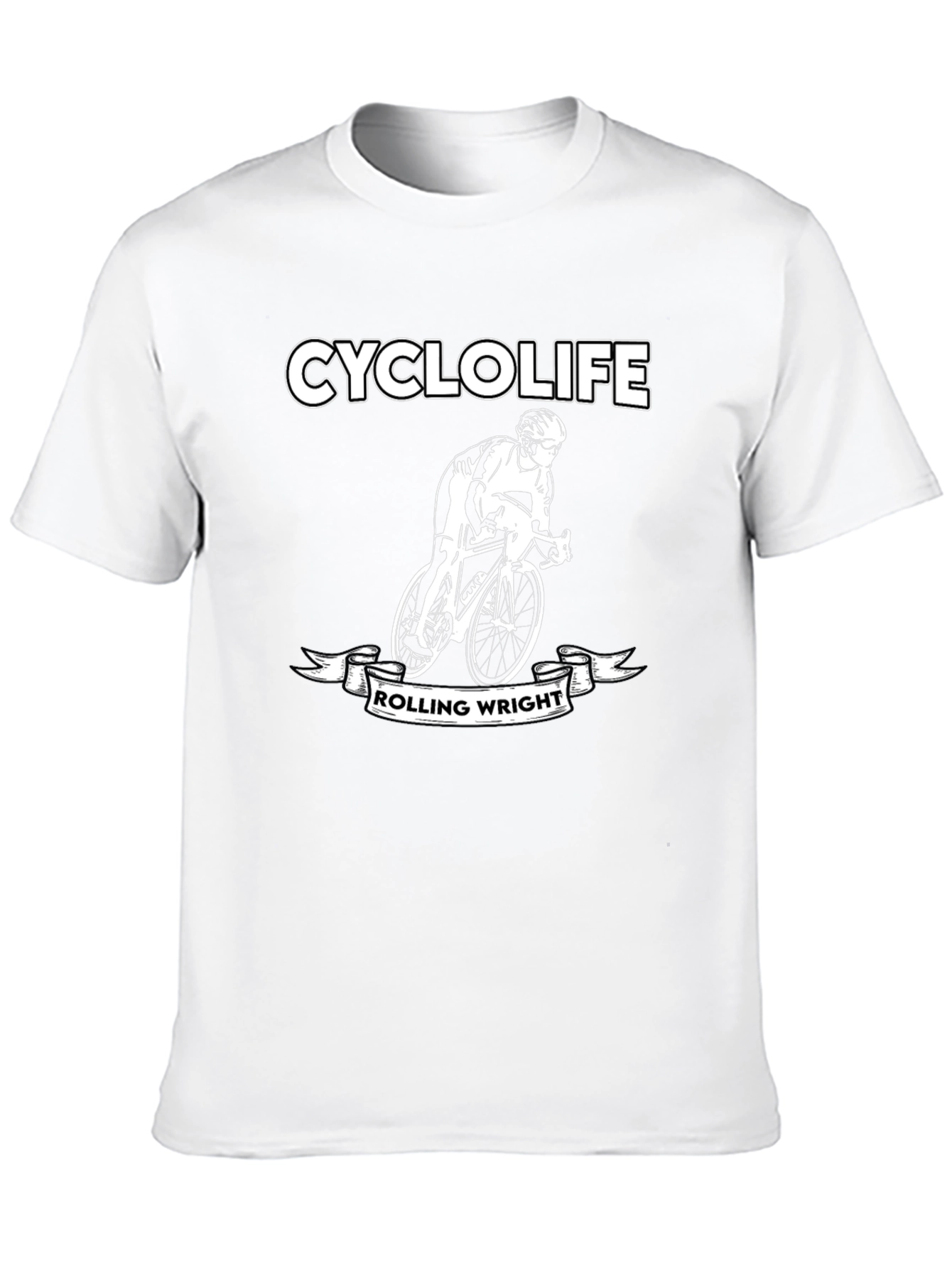 Cyclolife Rolling Wright Graphic Tee