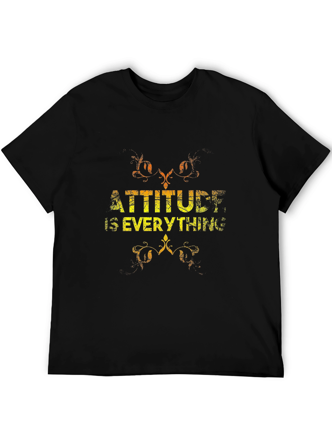 Attitude is Everything Black Graphic Tee
