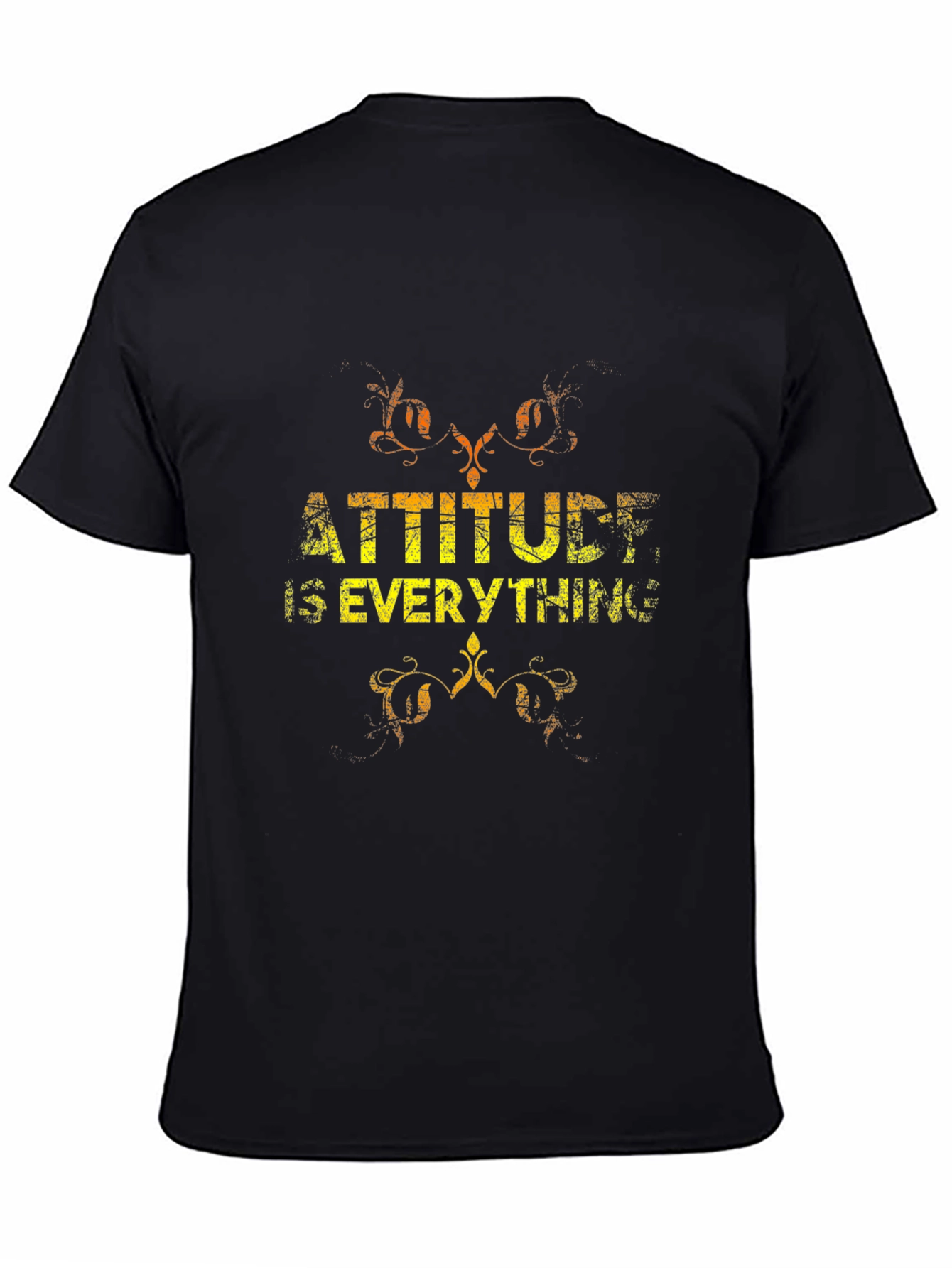 Attitude is Everything Black Graphic Tee