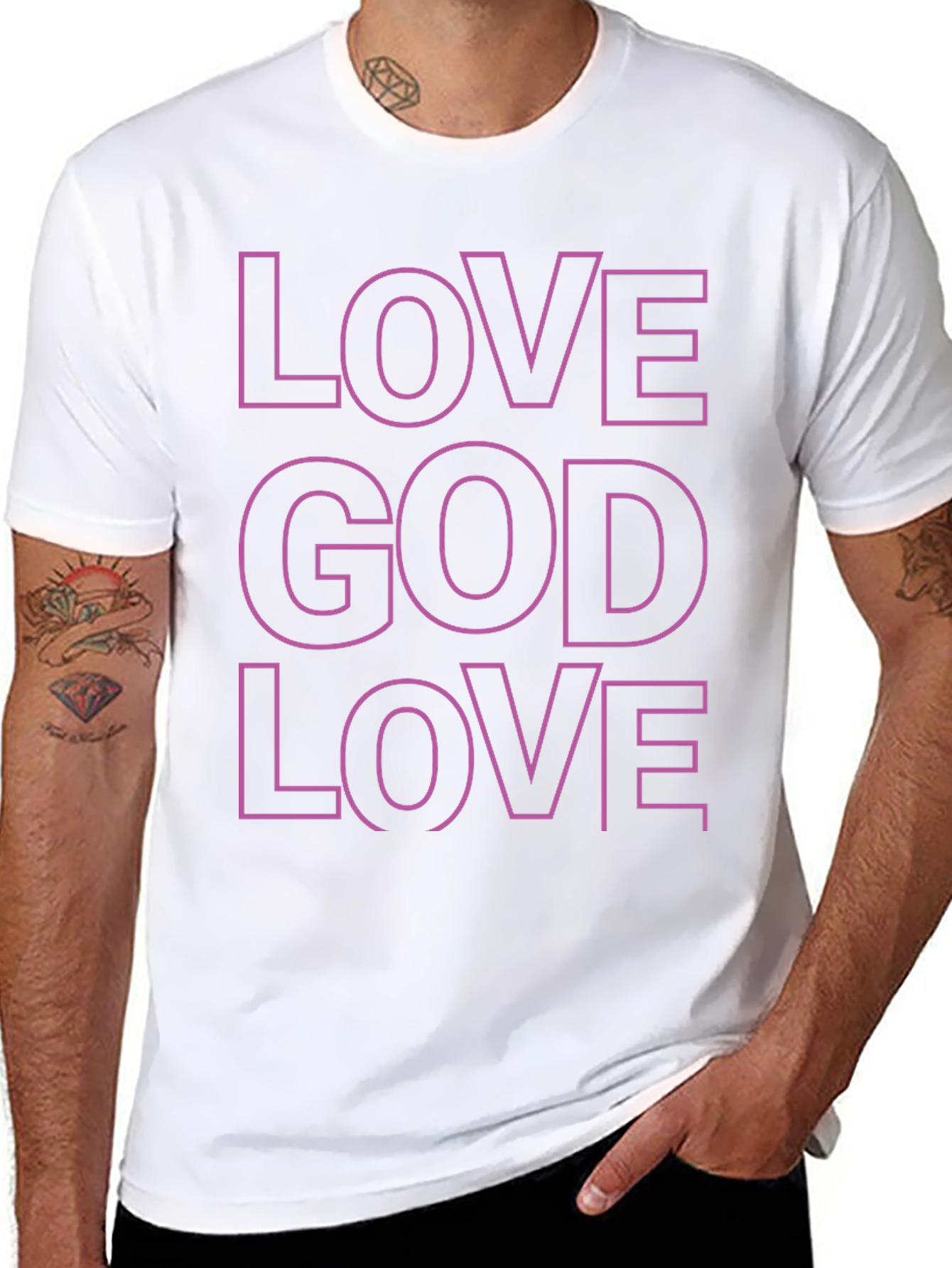 Love God Love Graphic Tee