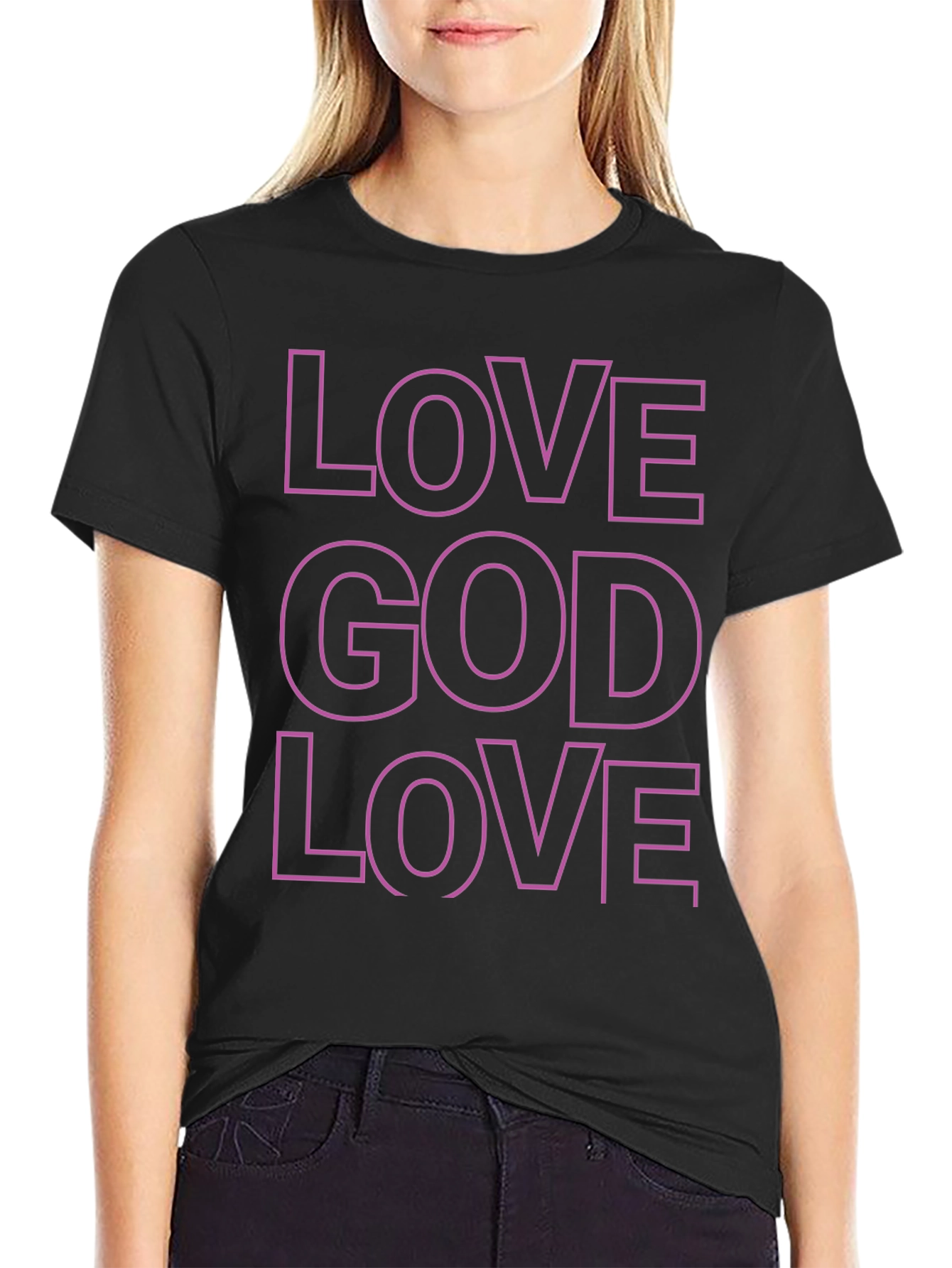 Love God Love Graphic Tee