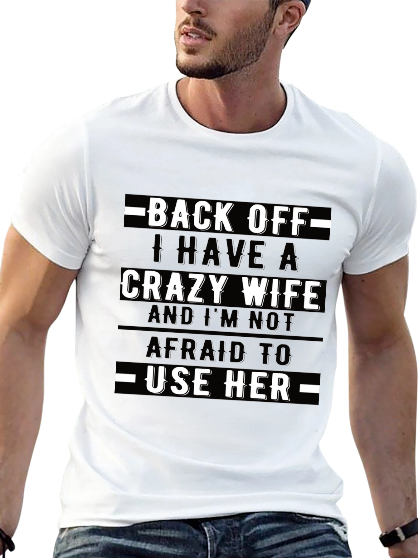 Crazy Wife T-Shirt - Funny Husband Tee