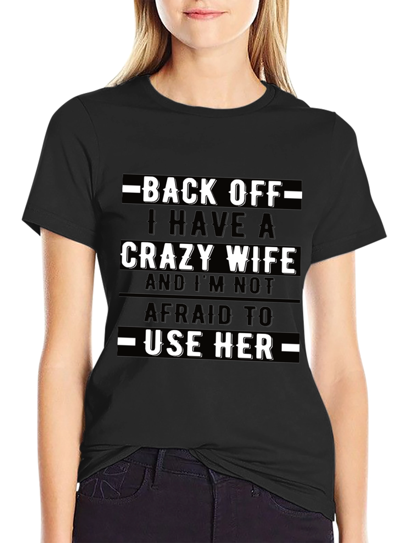 Crazy Wife T-Shirt - Funny Husband Tee