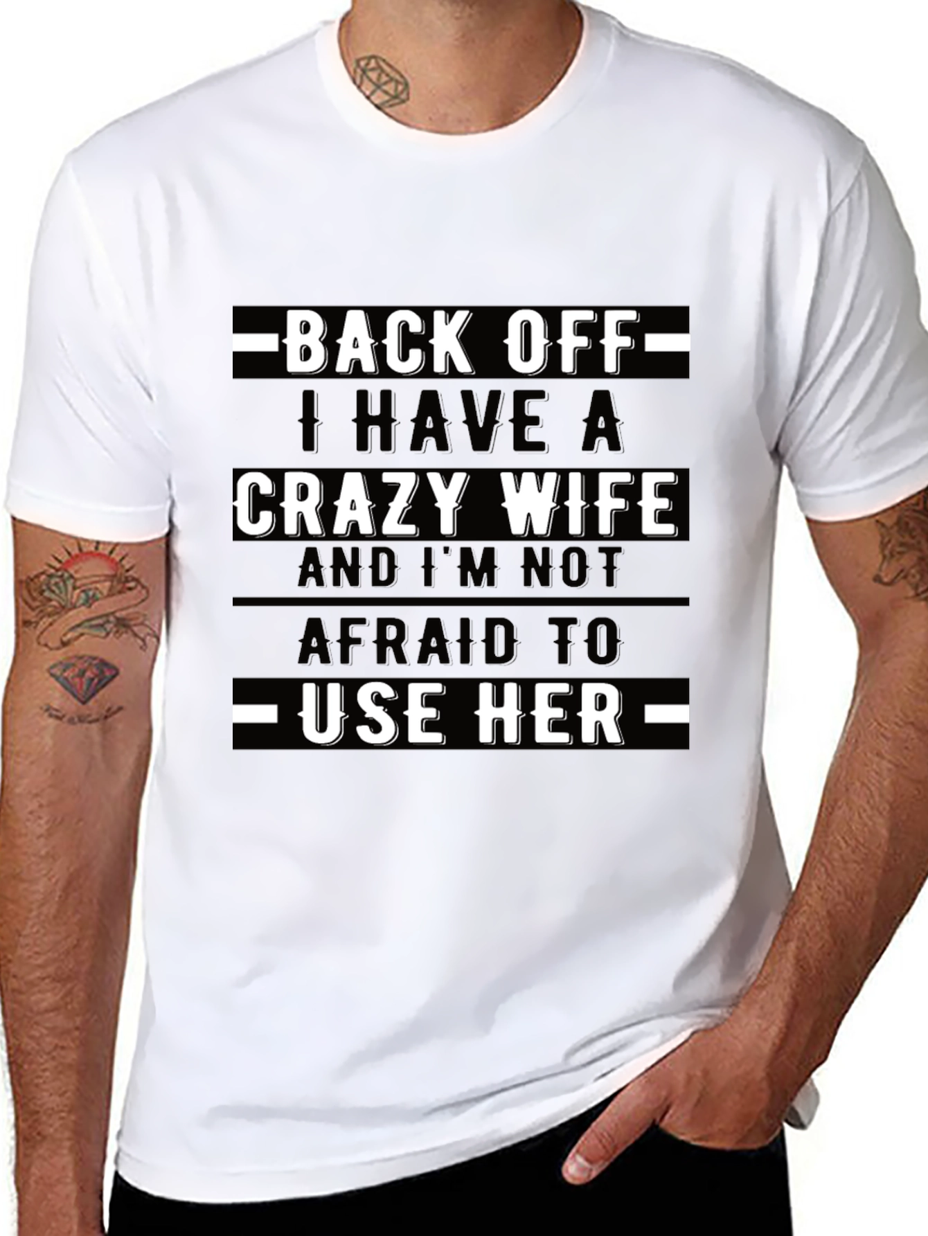 Crazy Wife T-Shirt - Funny Husband Tee