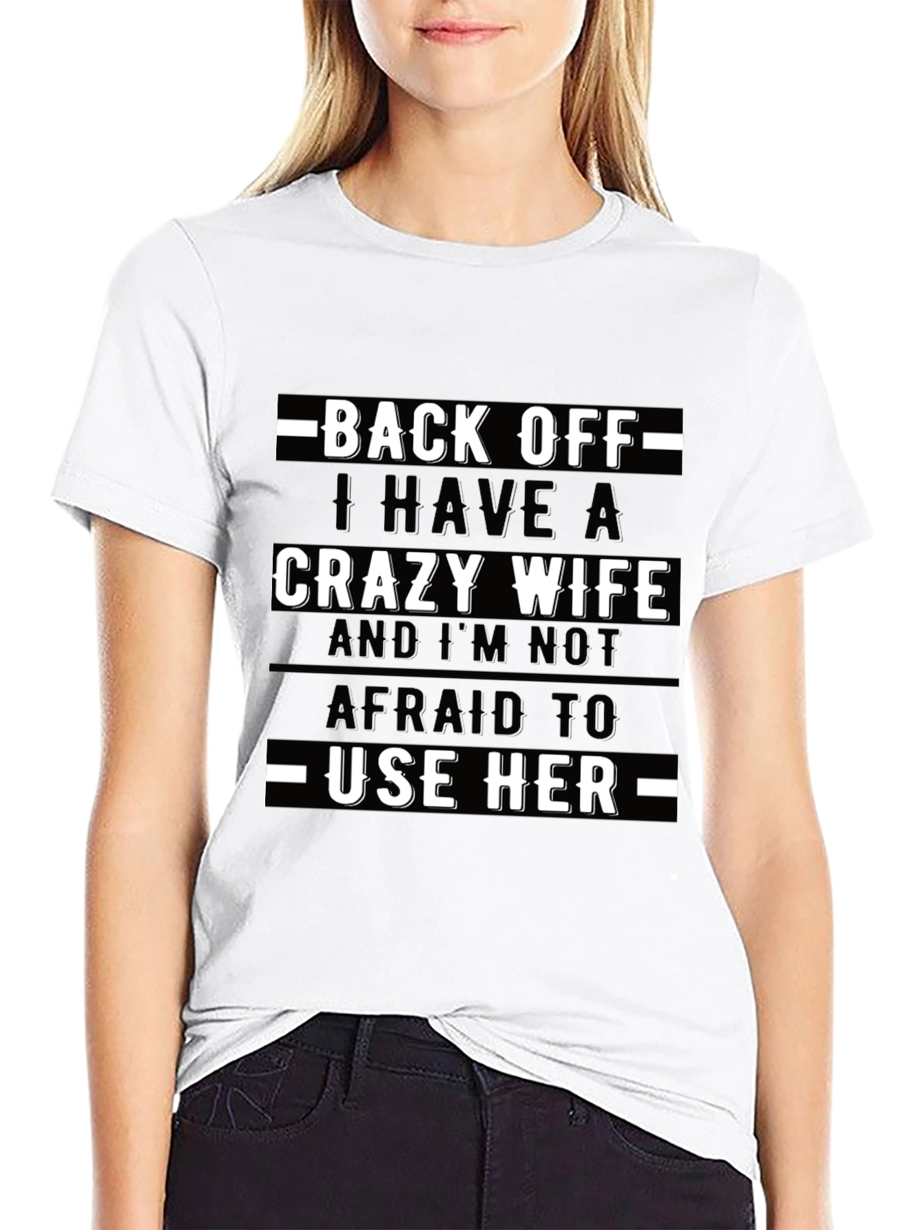 Crazy Wife T-Shirt - Funny Husband Tee