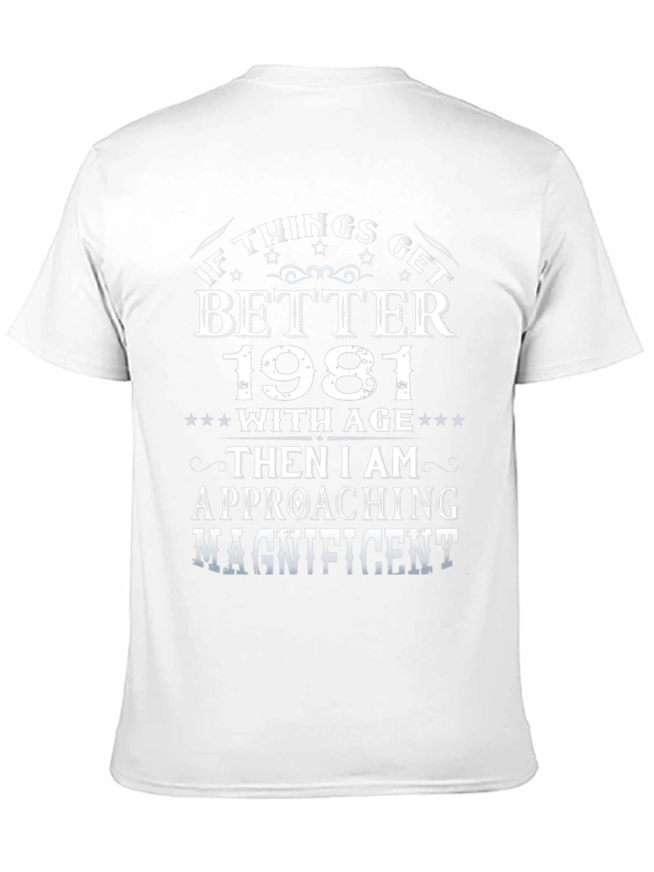 Funny 1981 Birthday T-Shirt - Magnificent at Any Age!