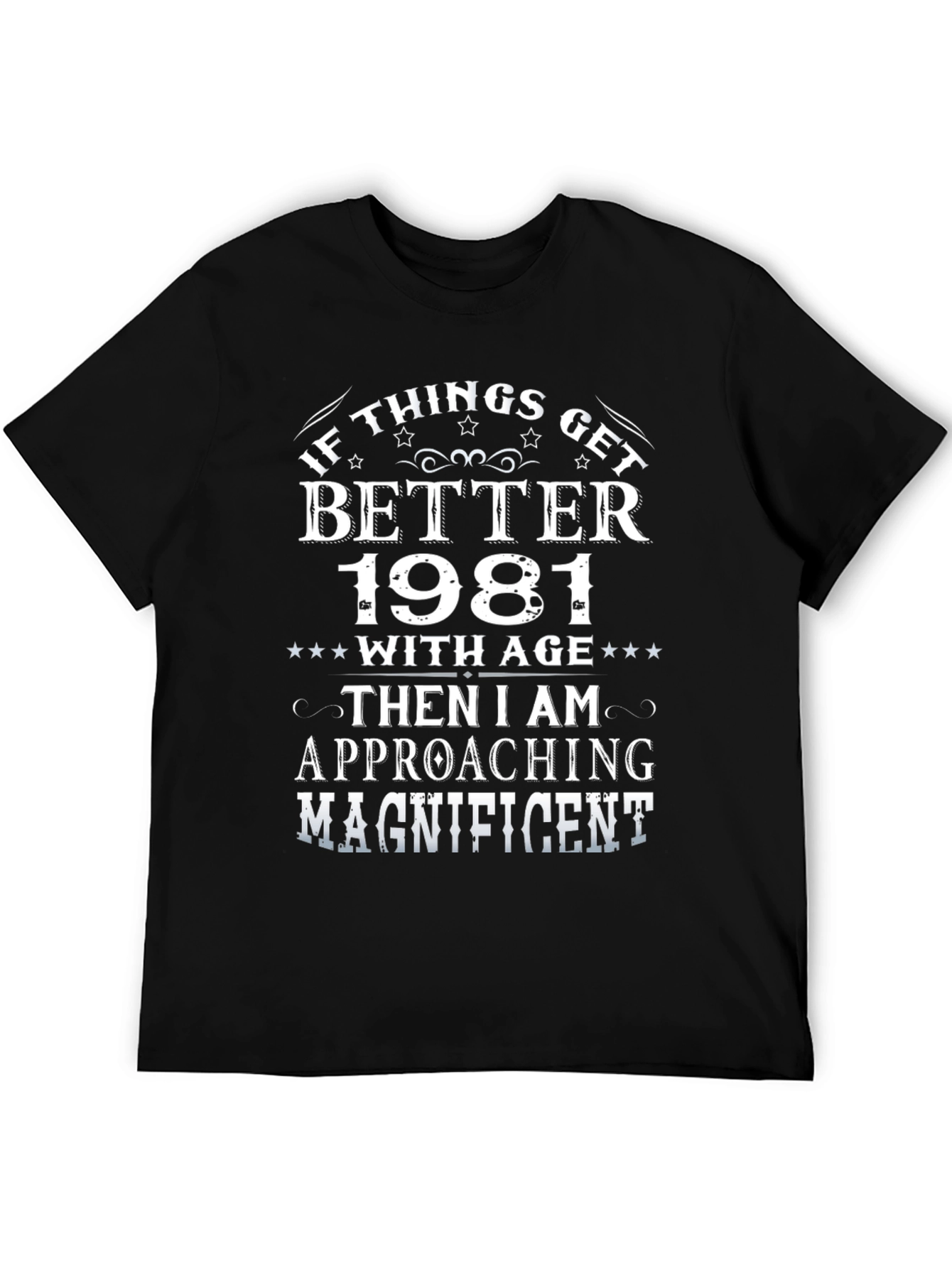 Funny 1981 Birthday T-Shirt - Magnificent at Any Age!
