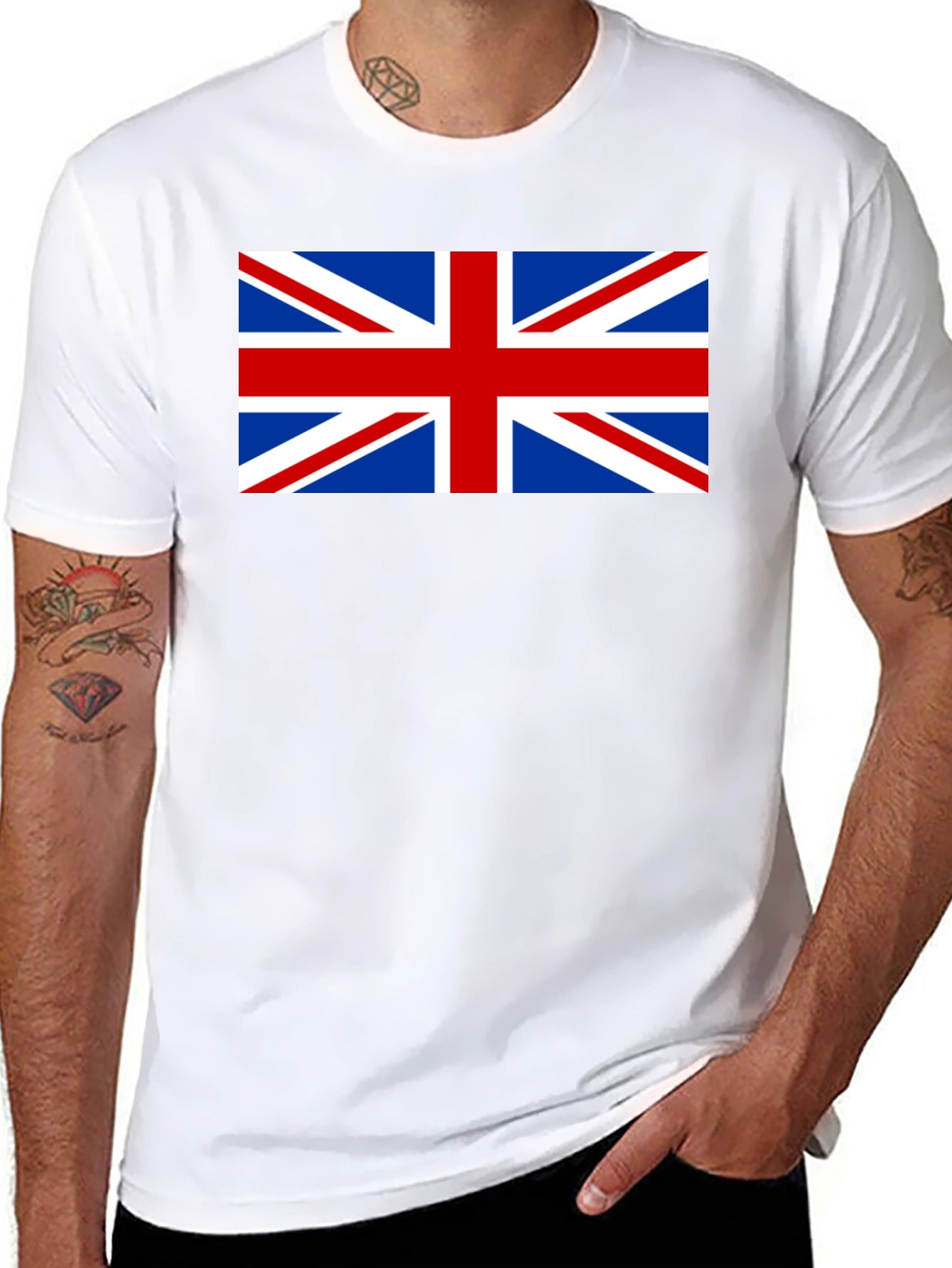 Union Jack Graphic Tee - British Flag T-Shirt