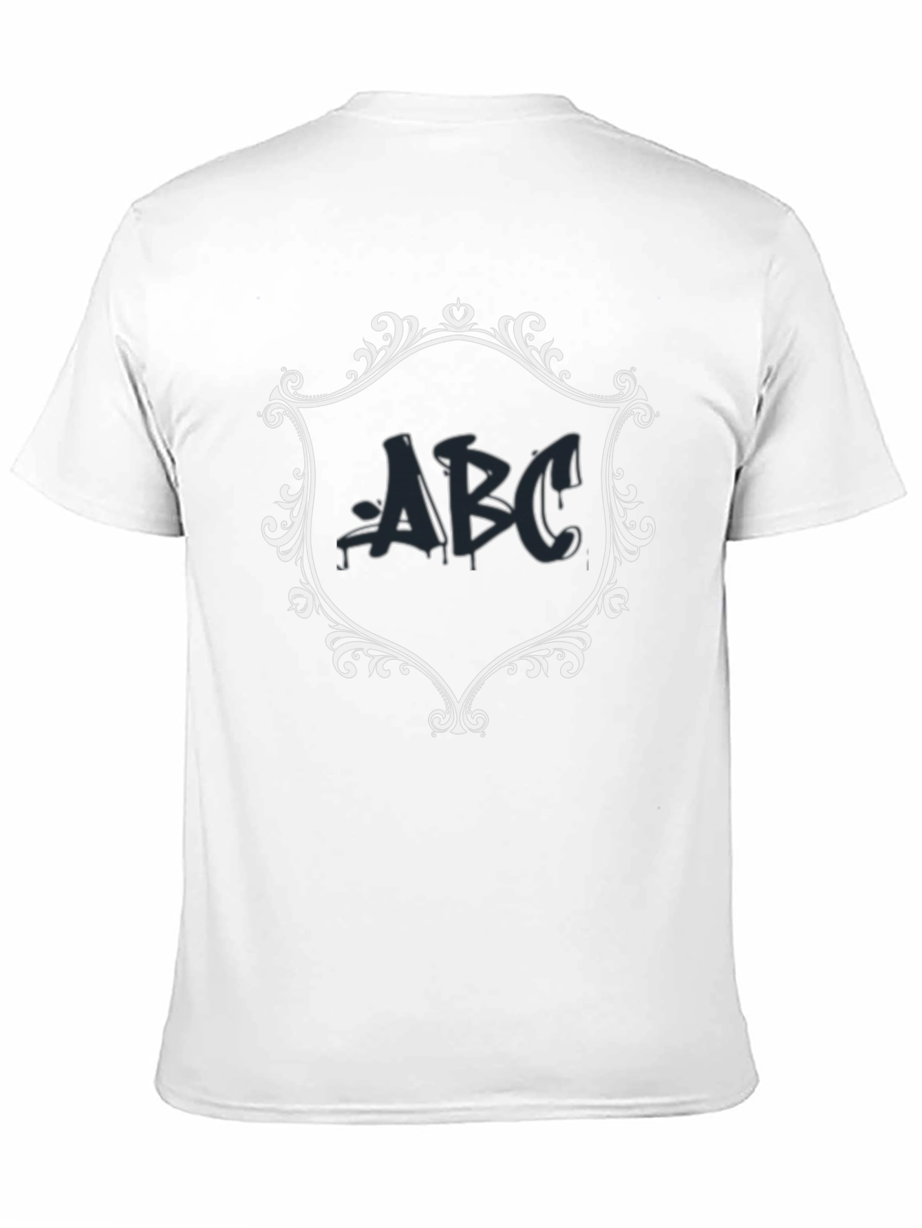 ABC Graphic Tee - Mens Black Casual T-Shirt