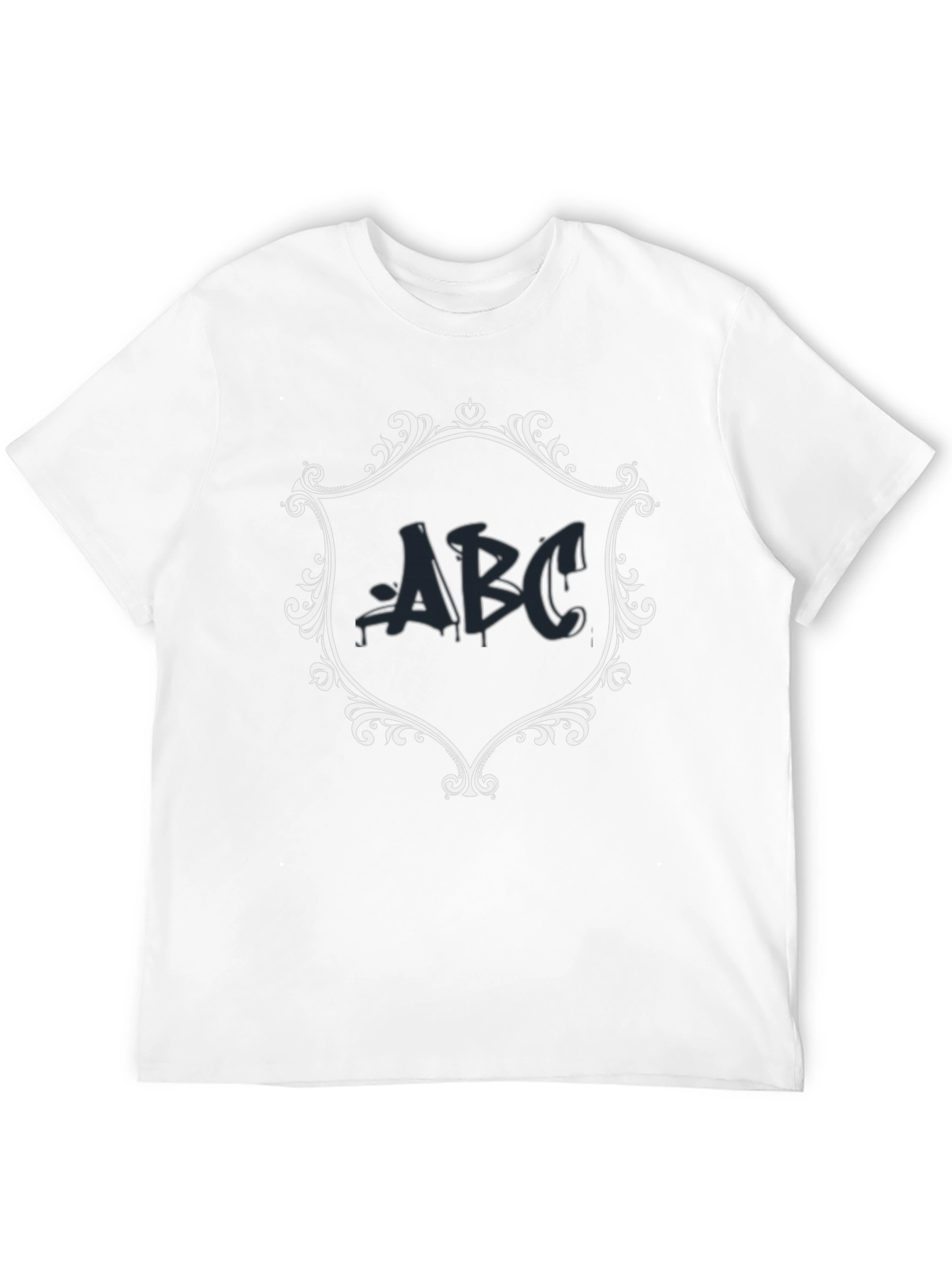 ABC Graphic Tee - Mens Black Casual T-Shirt