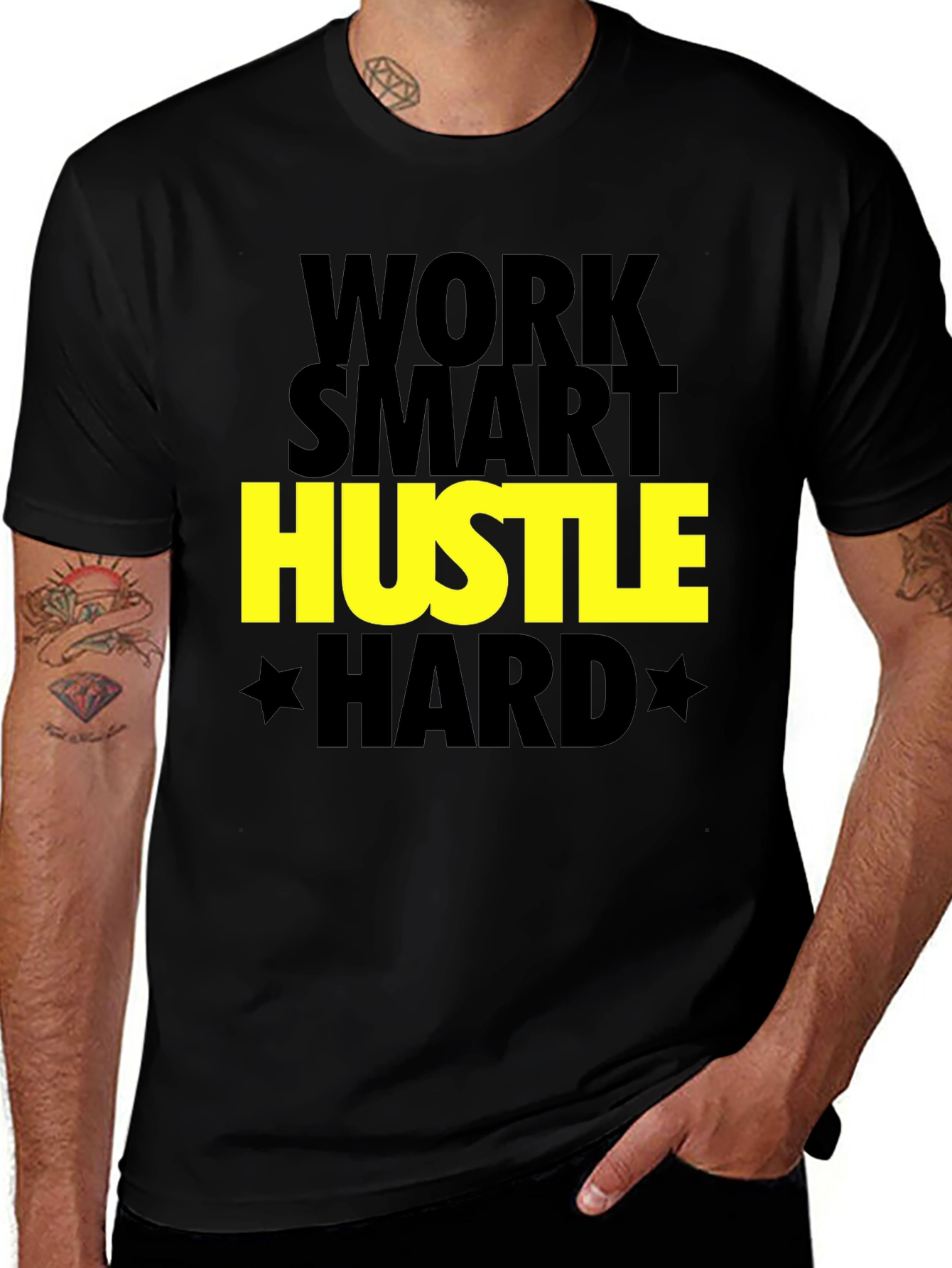 Work Smart Hustle Hard Graphic Tee