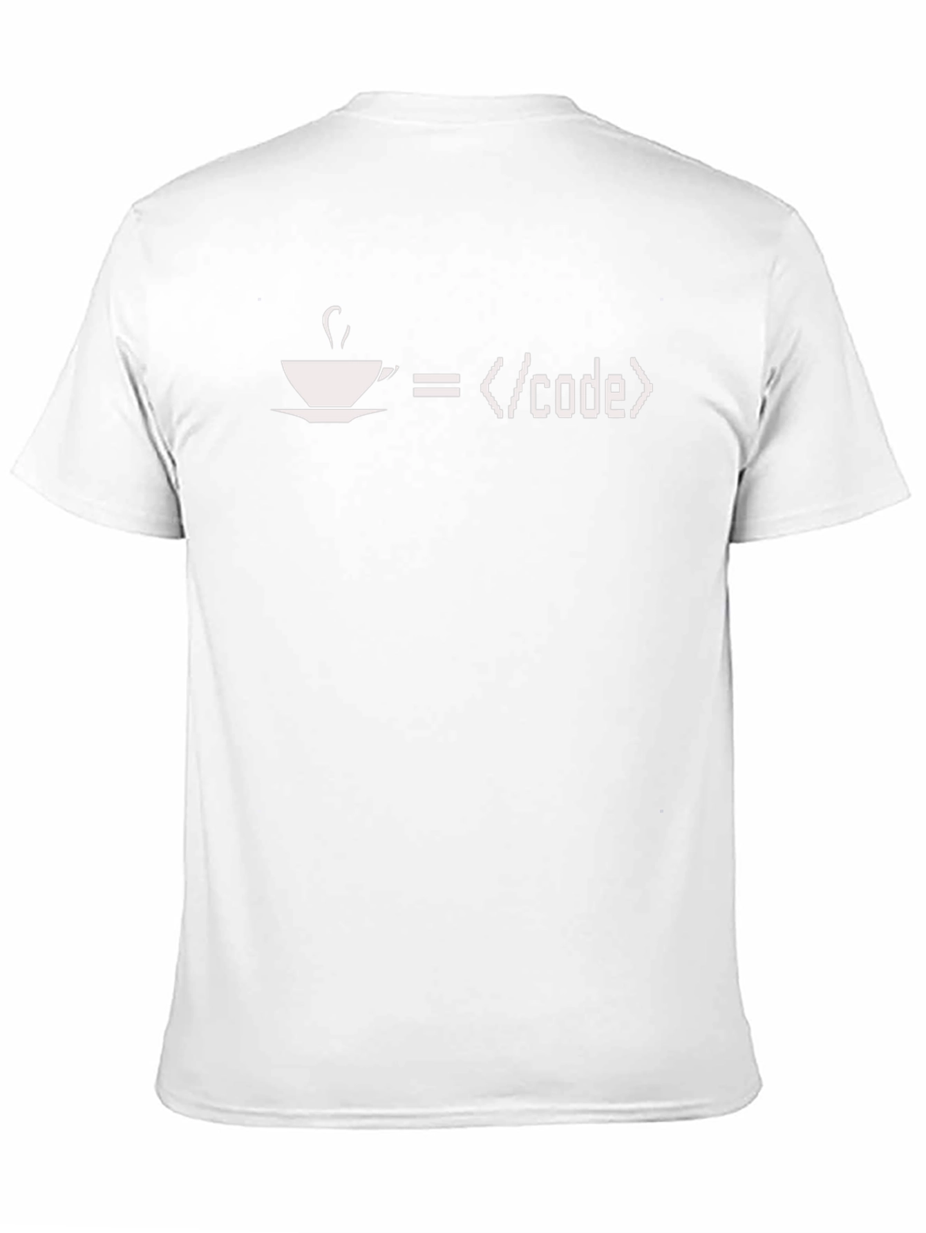 Coffee Equals Code T-Shirt - Programmer Humor