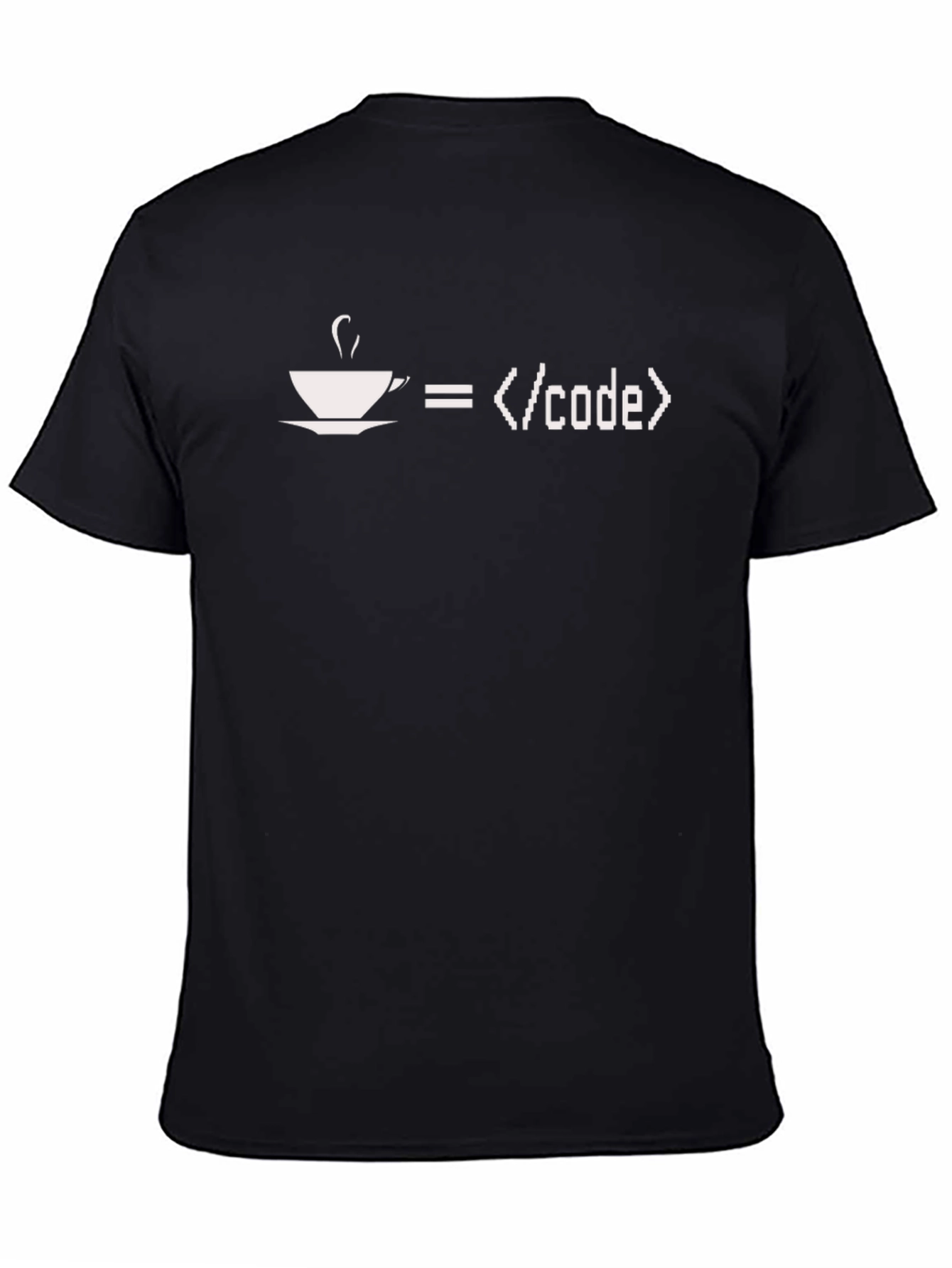 Coffee Equals Code T-Shirt - Programmer Humor