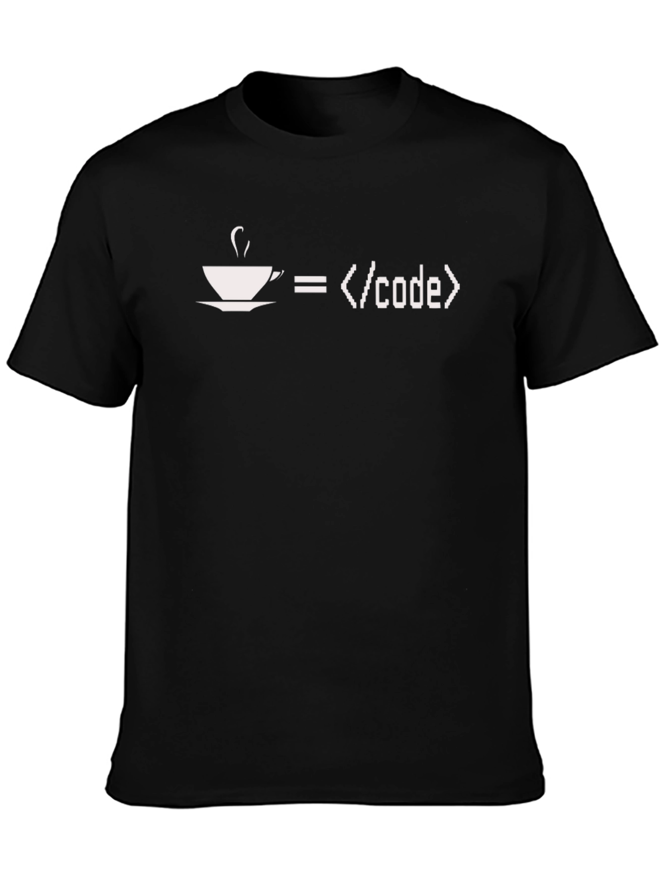 Coffee Equals Code T-Shirt - Programmer Humor