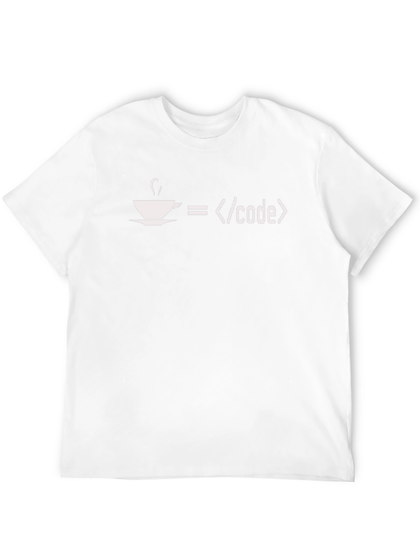 Coffee Equals Code T-Shirt - Programmer Humor