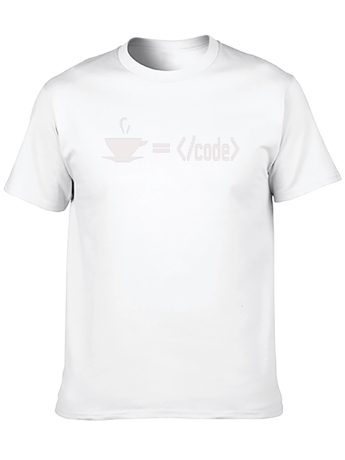 Coffee Equals Code T-Shirt - Programmer Humor