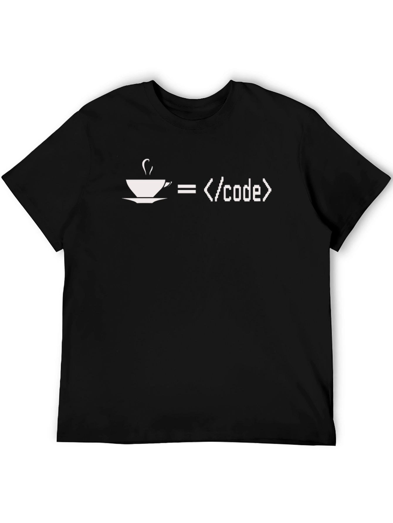 Coffee Equals Code T-Shirt - Programmer Humor